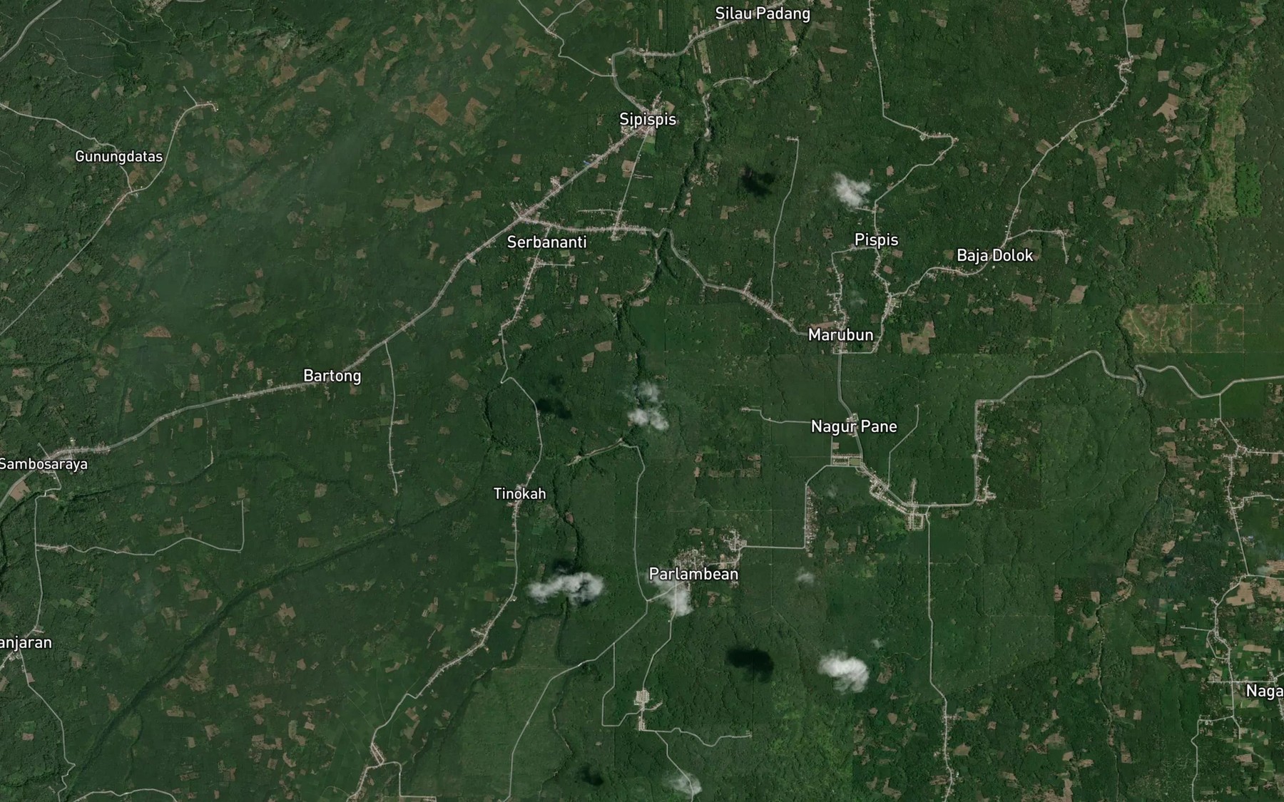 Satellite map of the Bah Belande