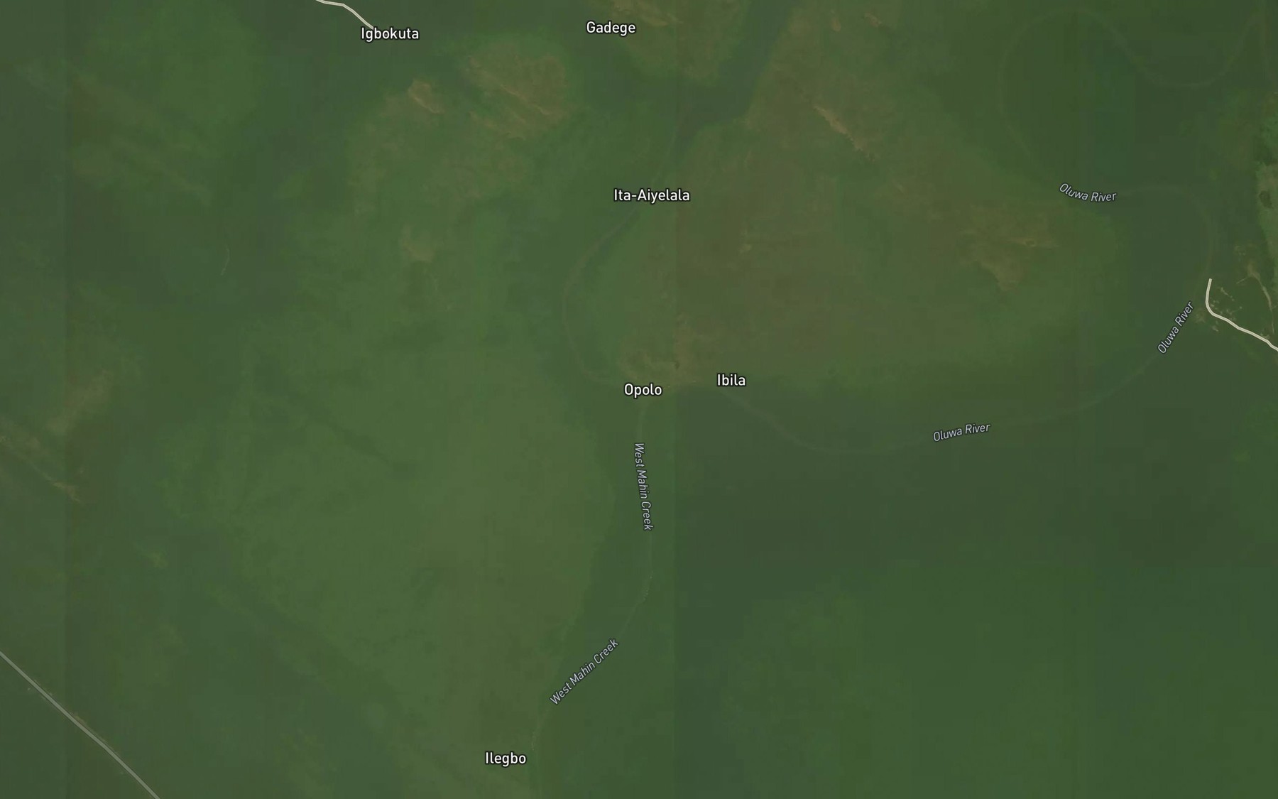 Satellite map of the River Igbokoda