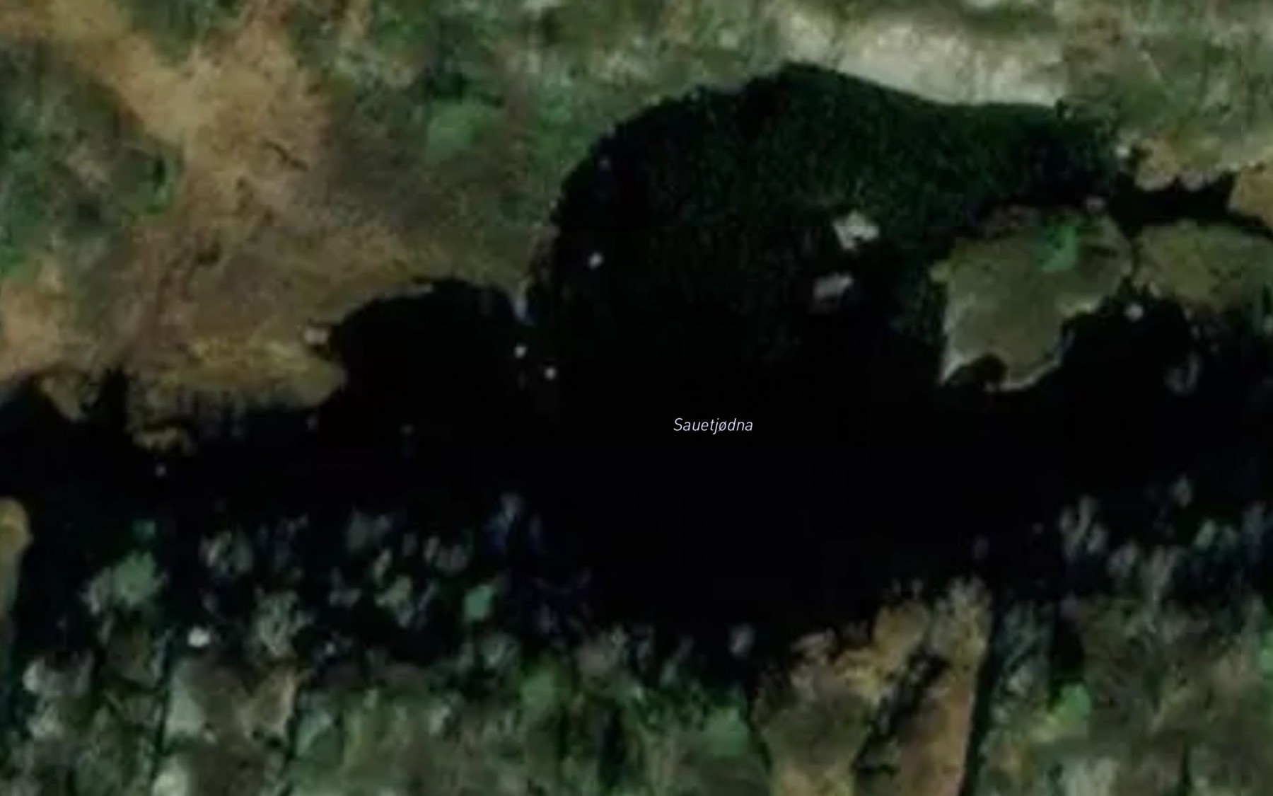 Satellite map of the Sauetjodna