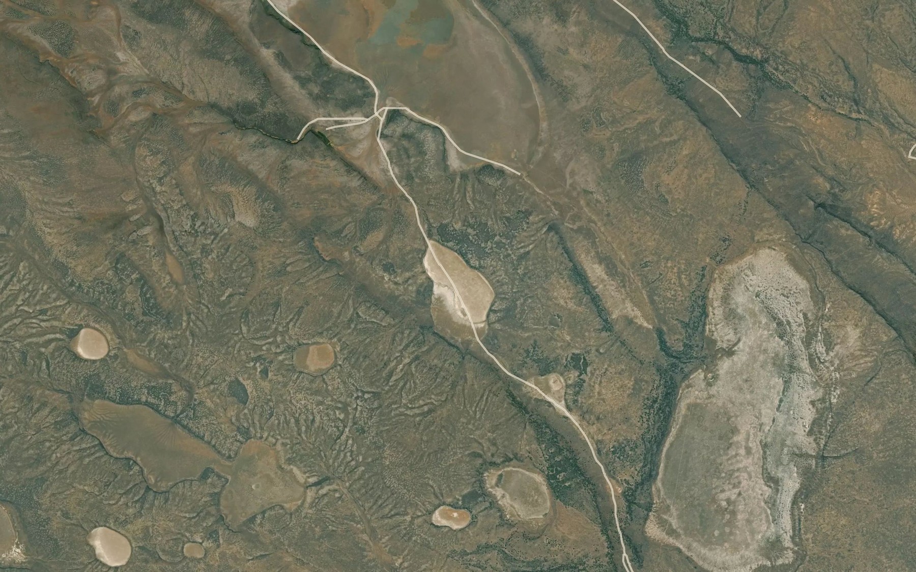 Satellite map of the Dobyns Lake