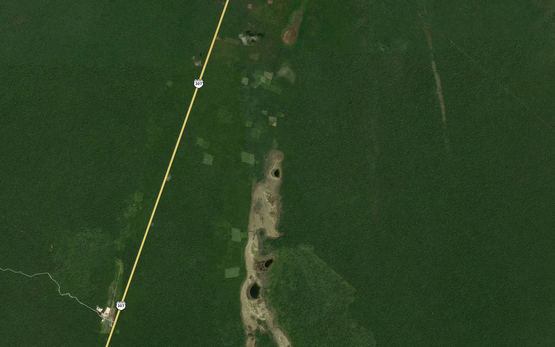 Satellite map of the Laguna Maruch