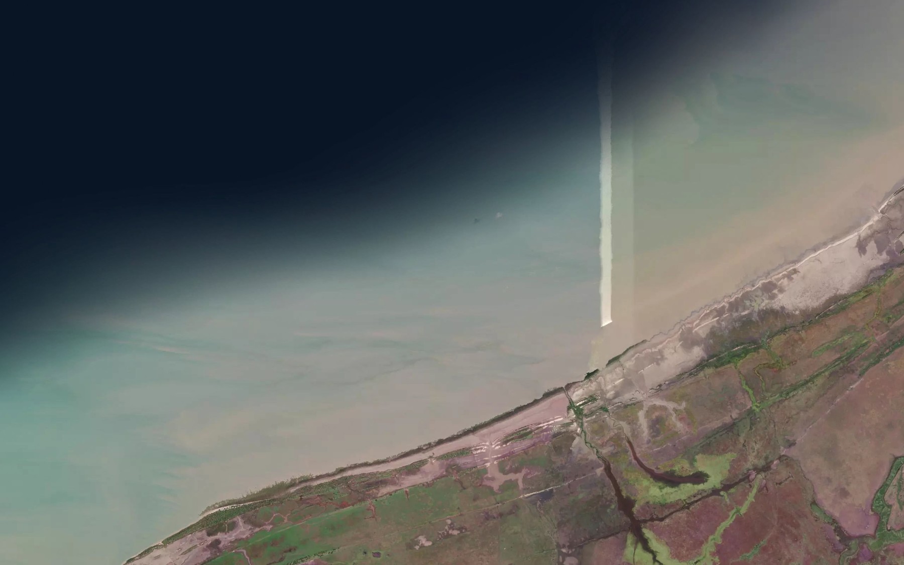 Satellite map of the Thrings Creek