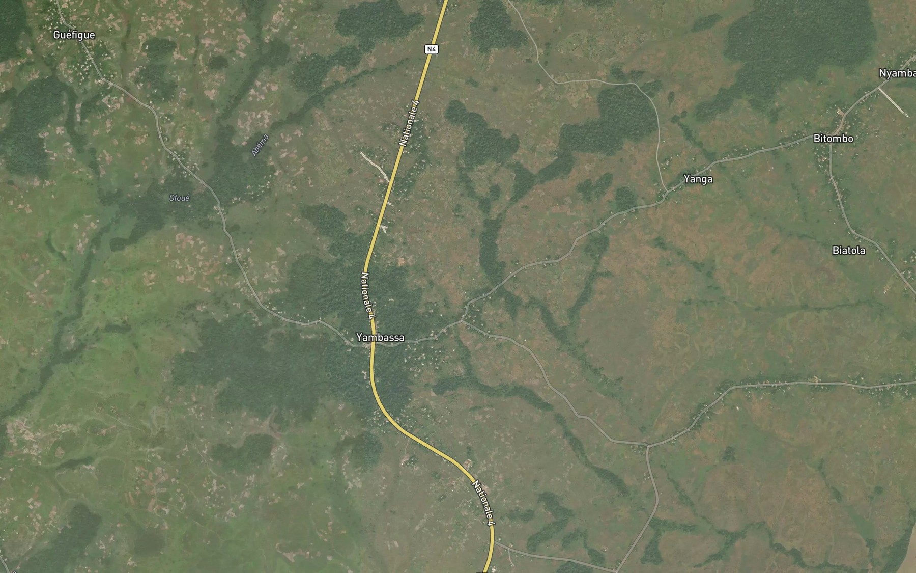 Satellite map of the Eko