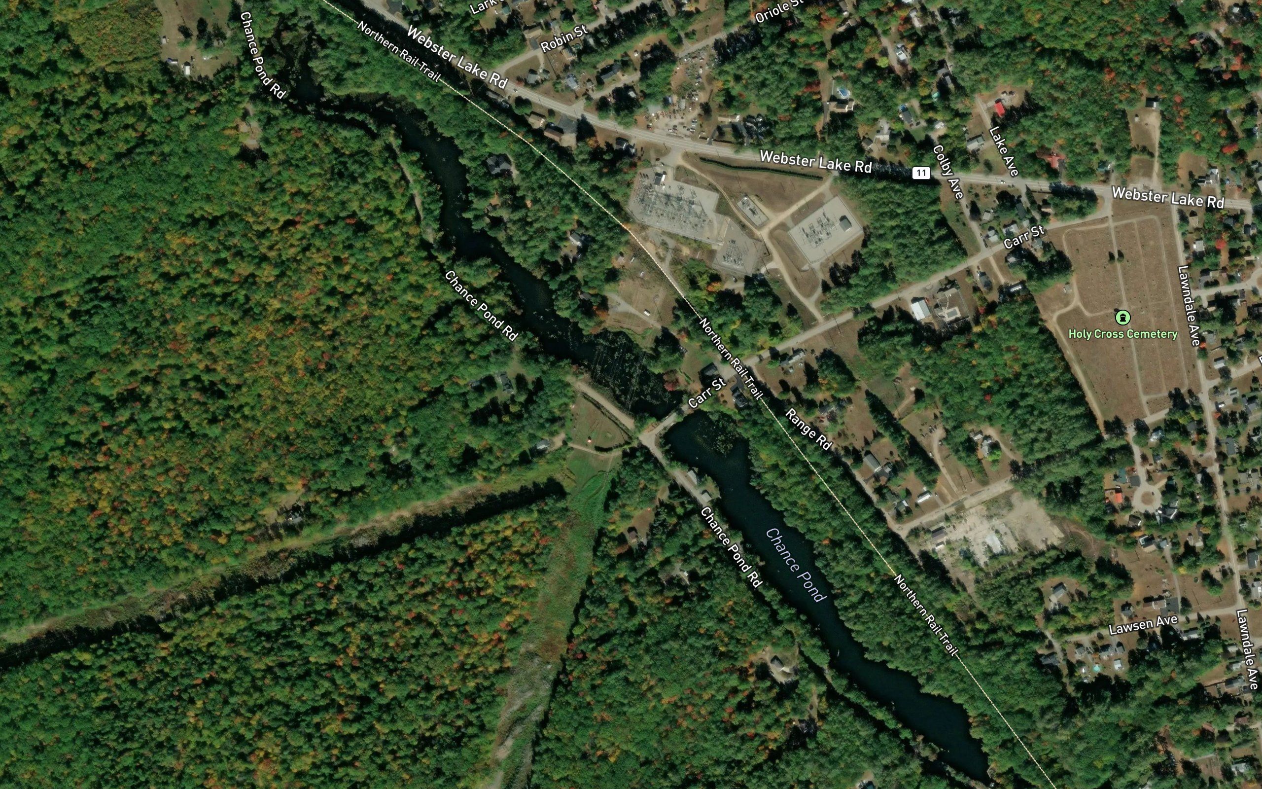 Webster Lake and Chance Pond
