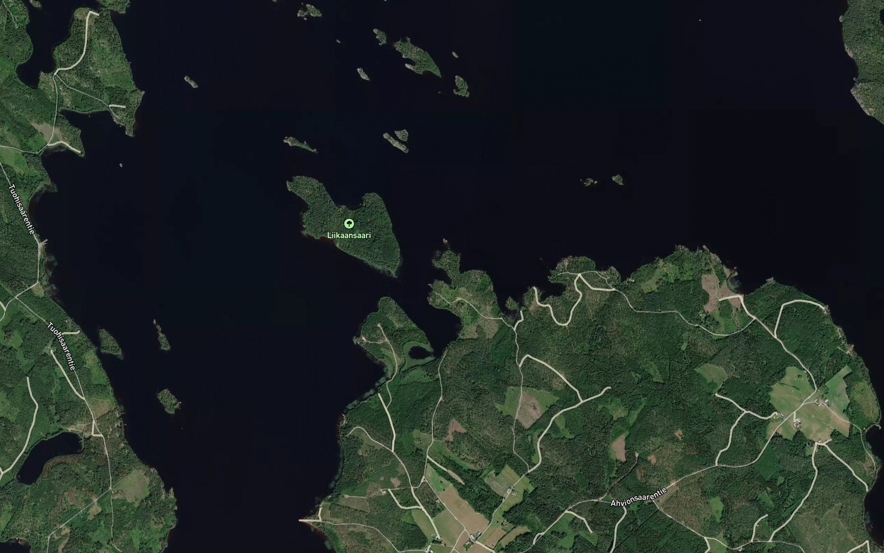 Satellite map of the Tupalahti