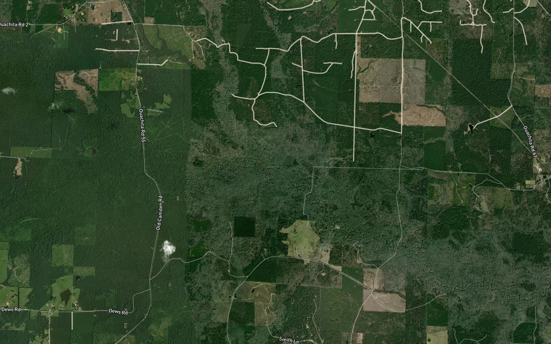 Satellite map of the Beech Creek