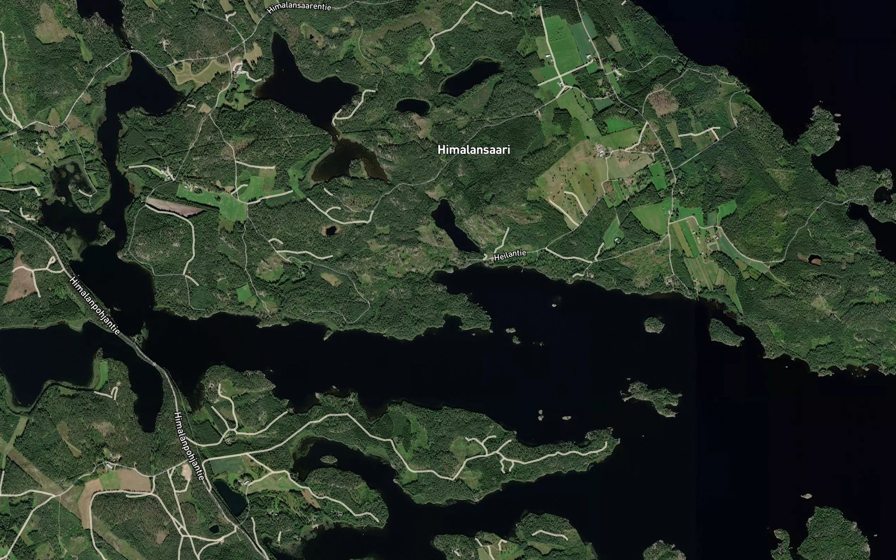 Satellite map of the Sorvalahti