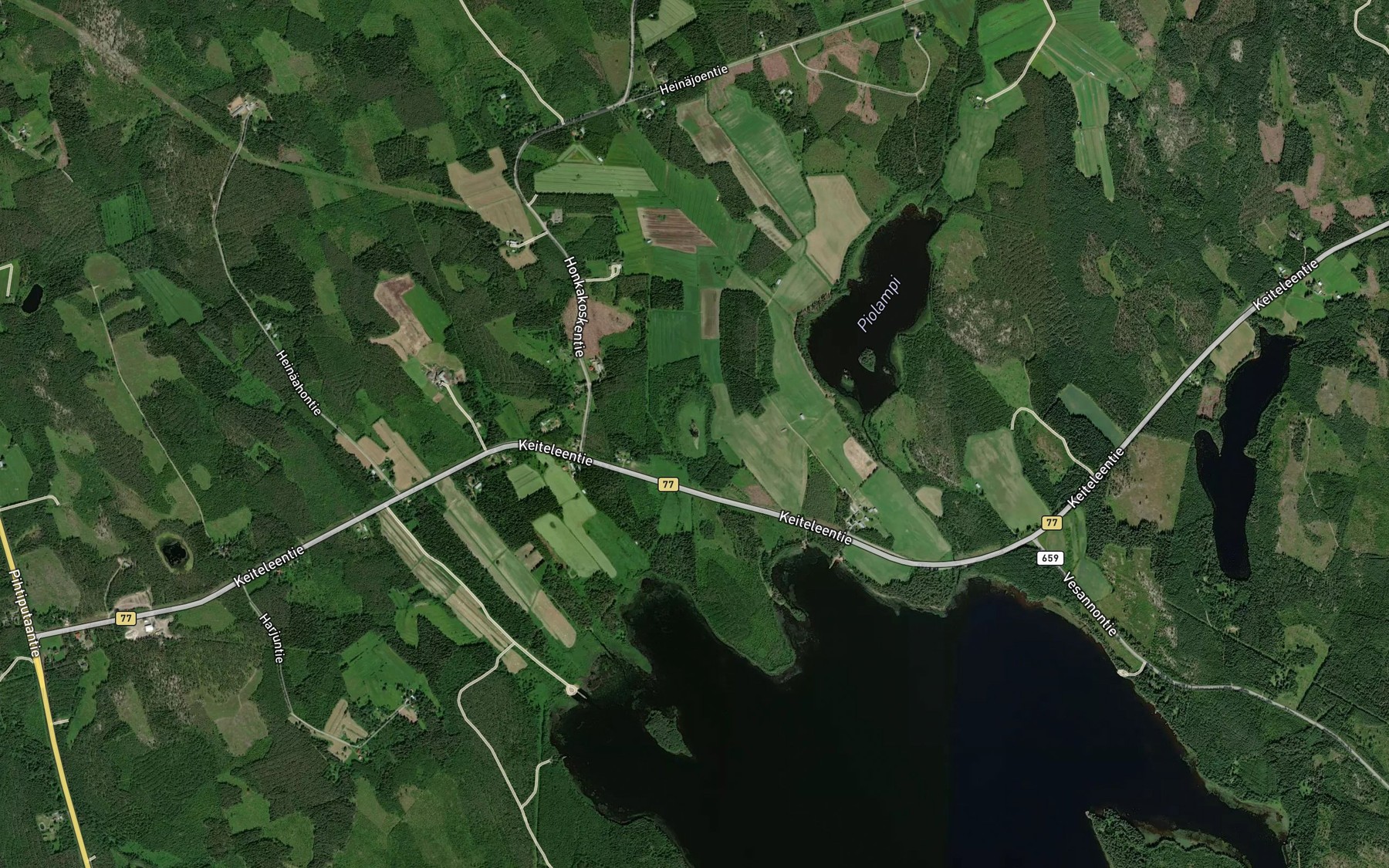 Satellite map of the Sarkilampi