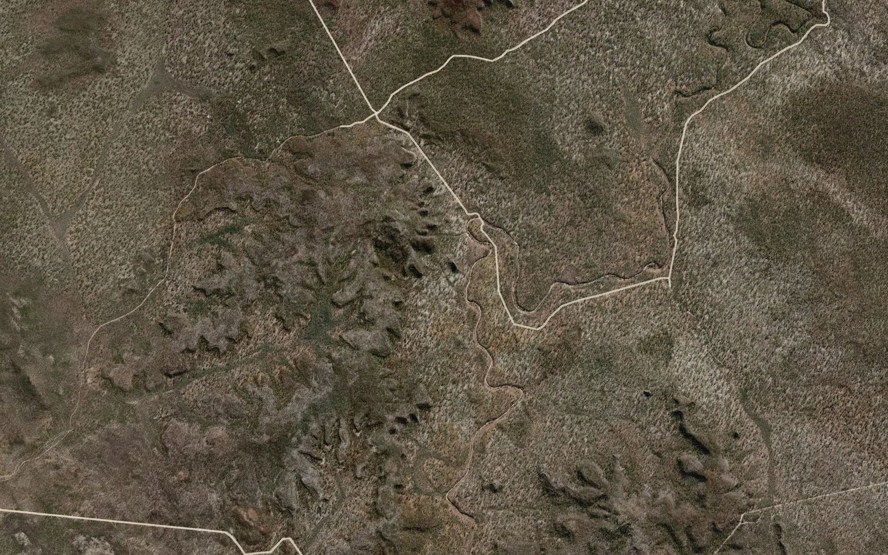 Satellite map of the Eighteen Mile Spring