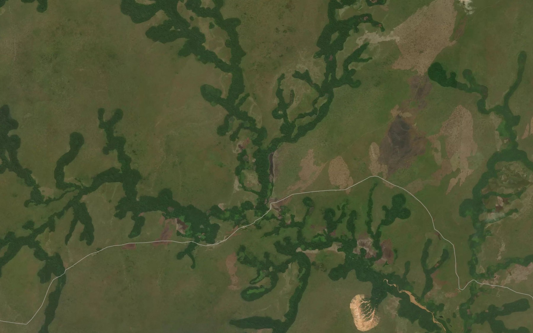 Satellite map of the Mbari
