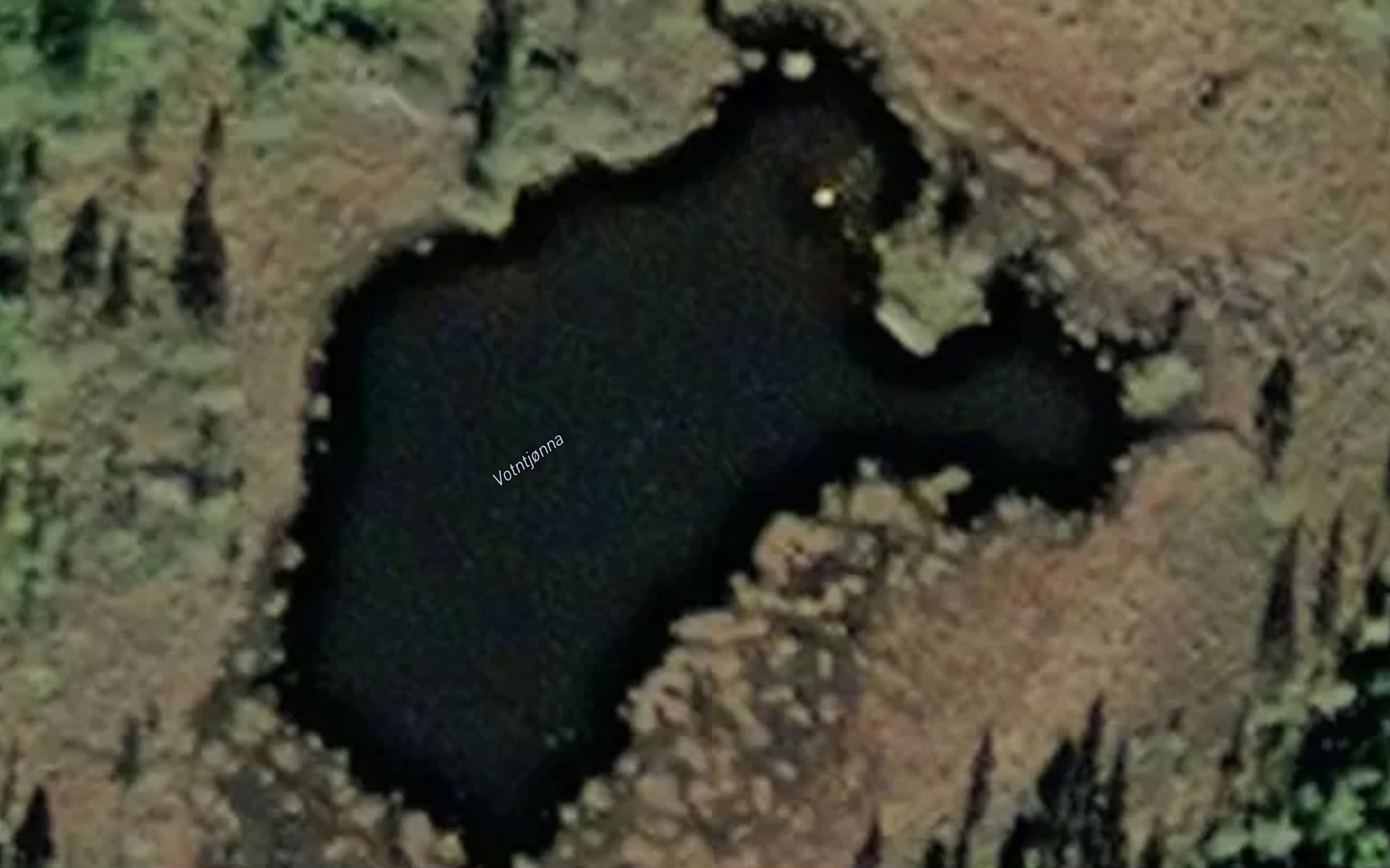 Satellite map of the Votntjonna