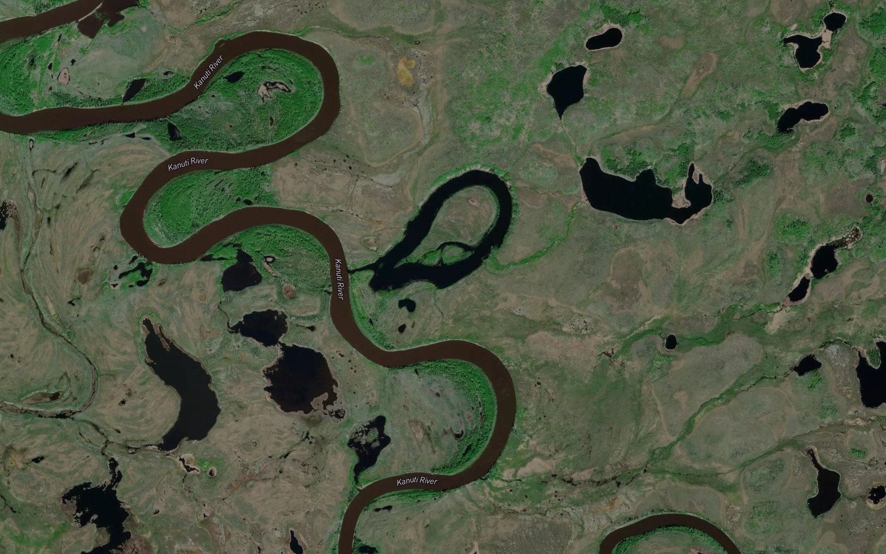 Satellite map of the Katalahosa Lake