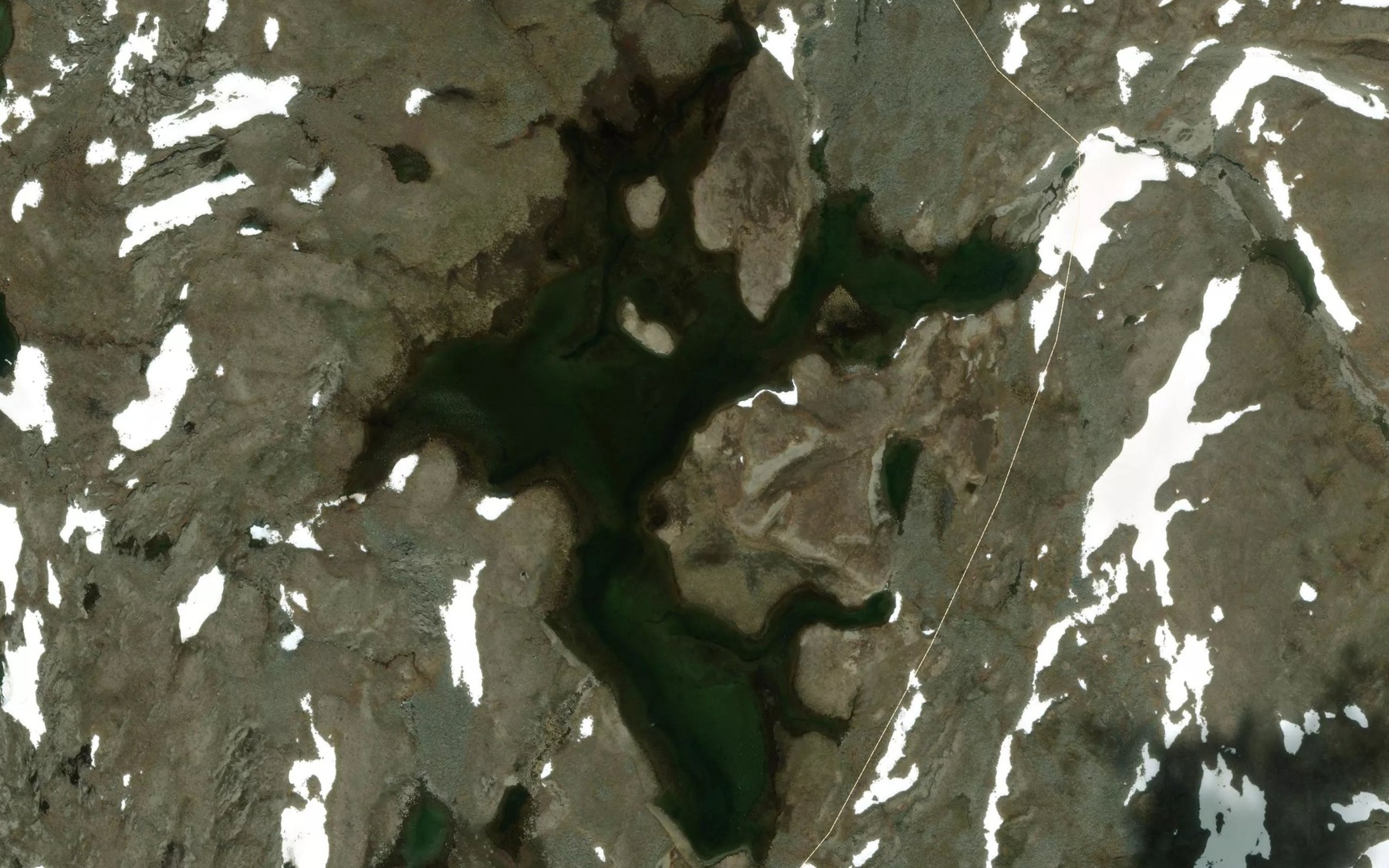 Satellite map of the Bovertjornene