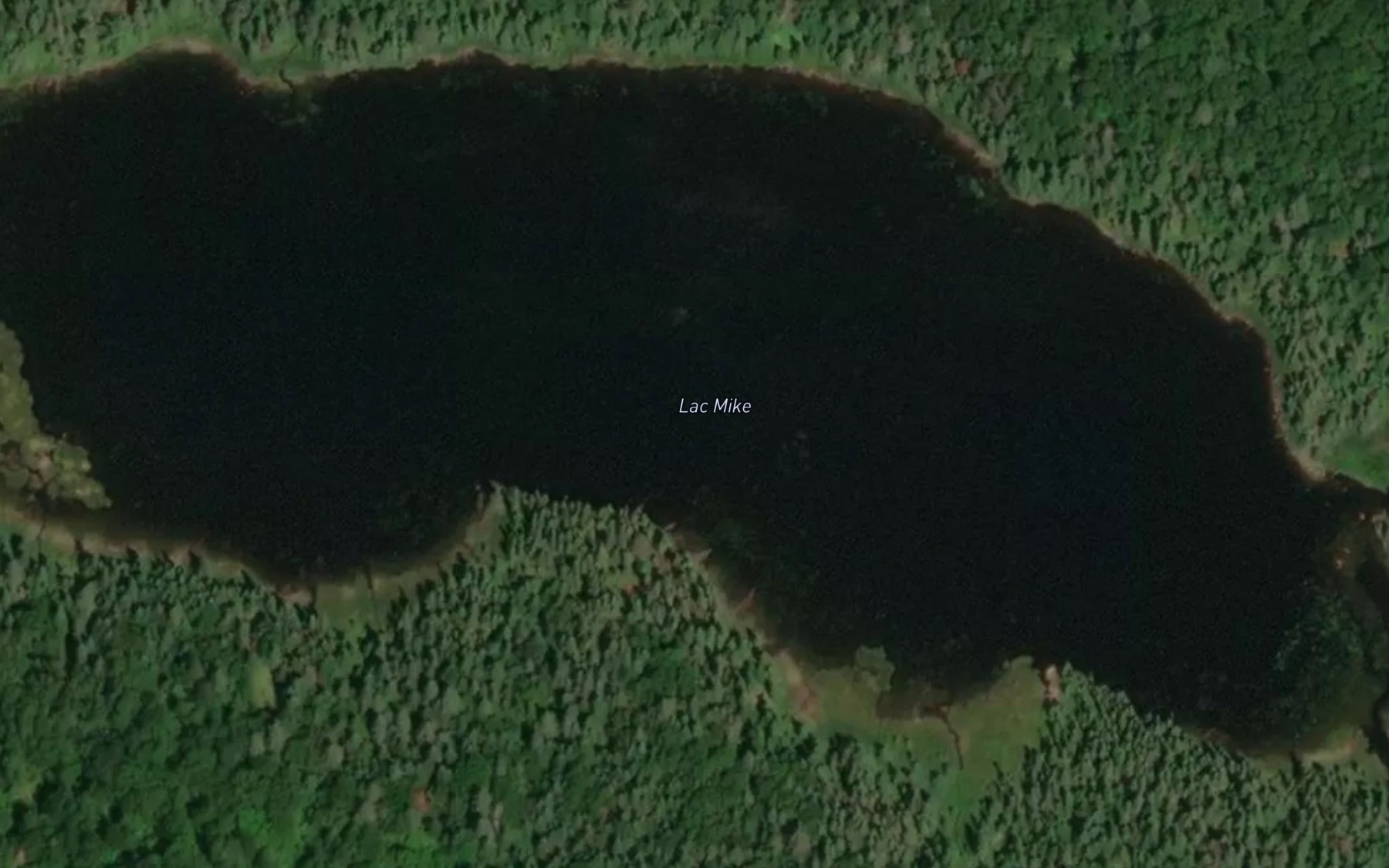 Satellite map of the Lac Mike