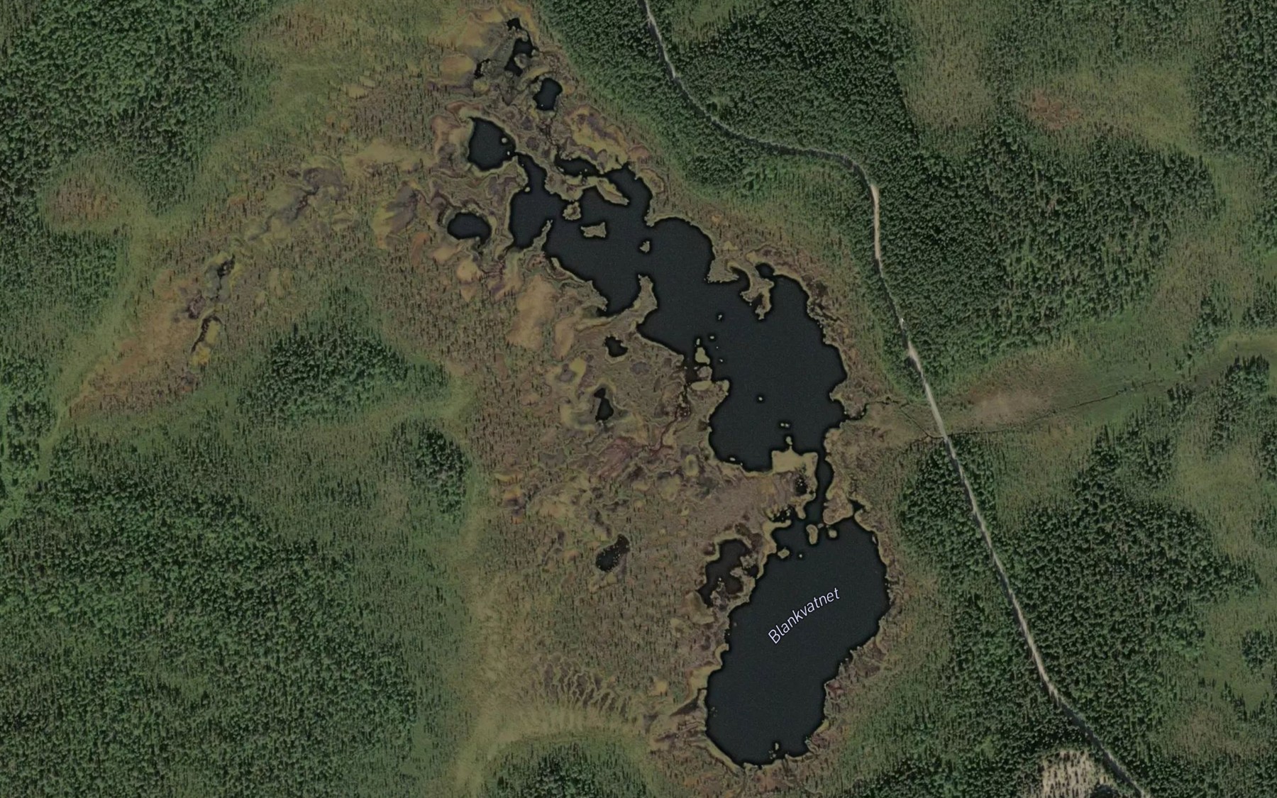 Satellite map of the Blankvatnet