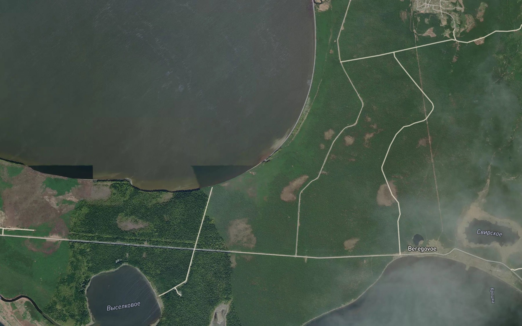 Satellite map of the Lozovaya