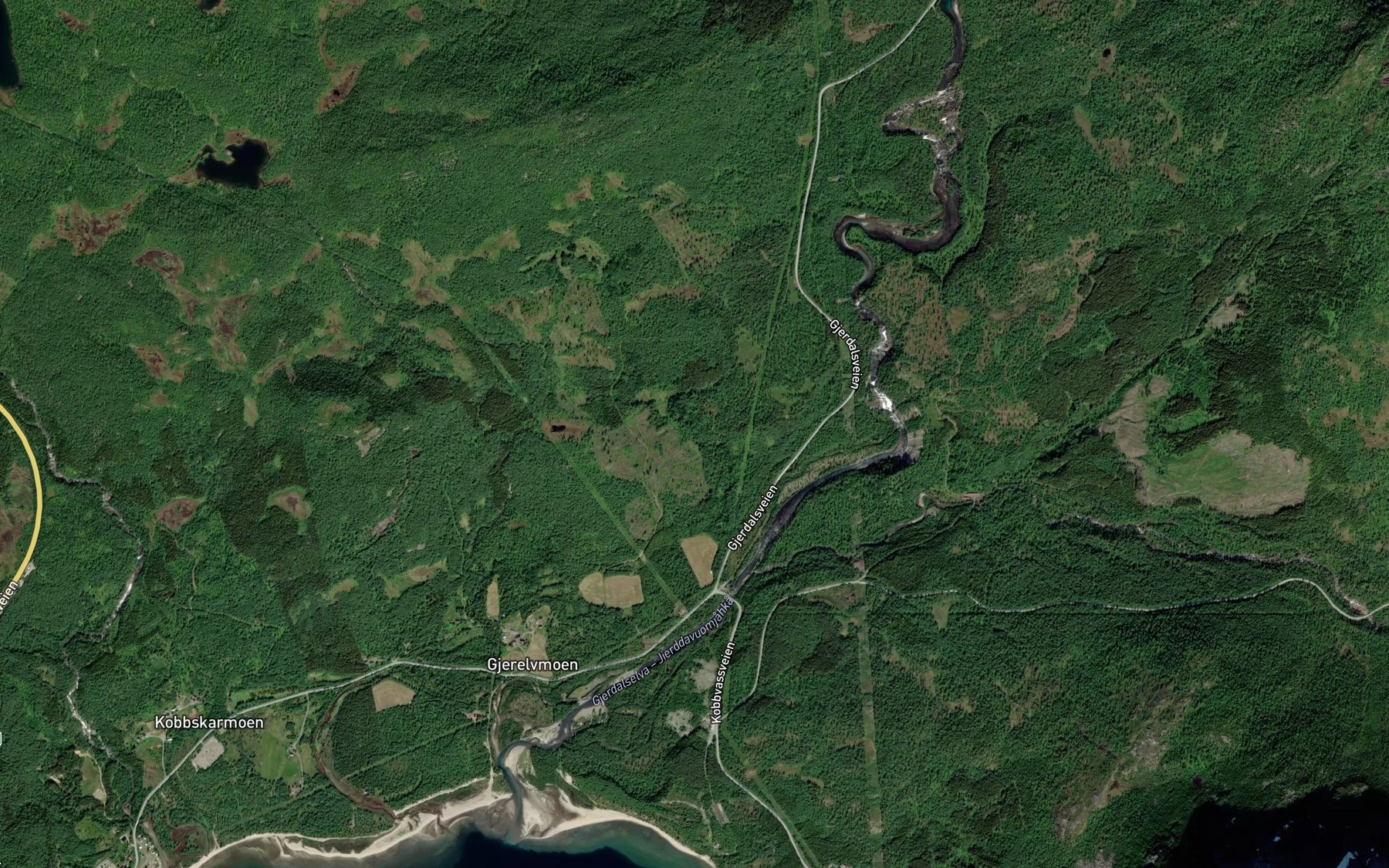 Satellite map of the Mastermobekken