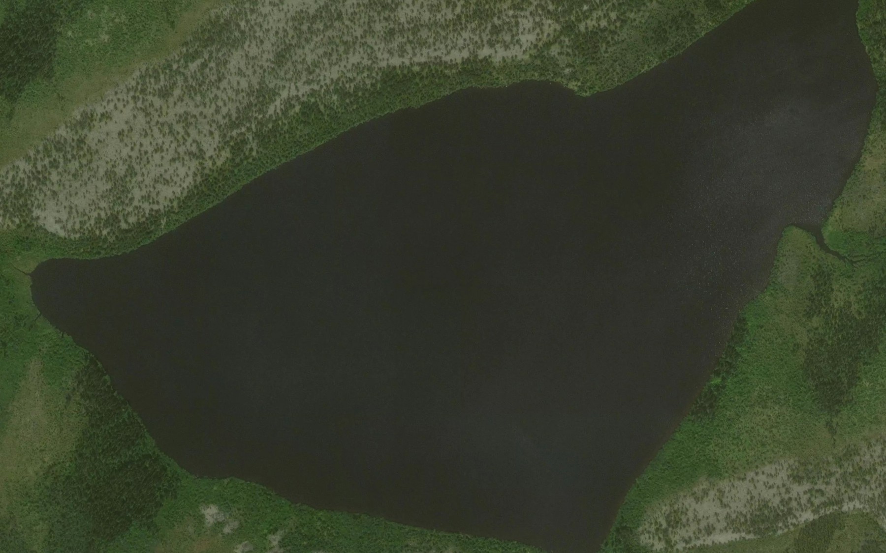Satellite map of the Lac Watis Apachisik