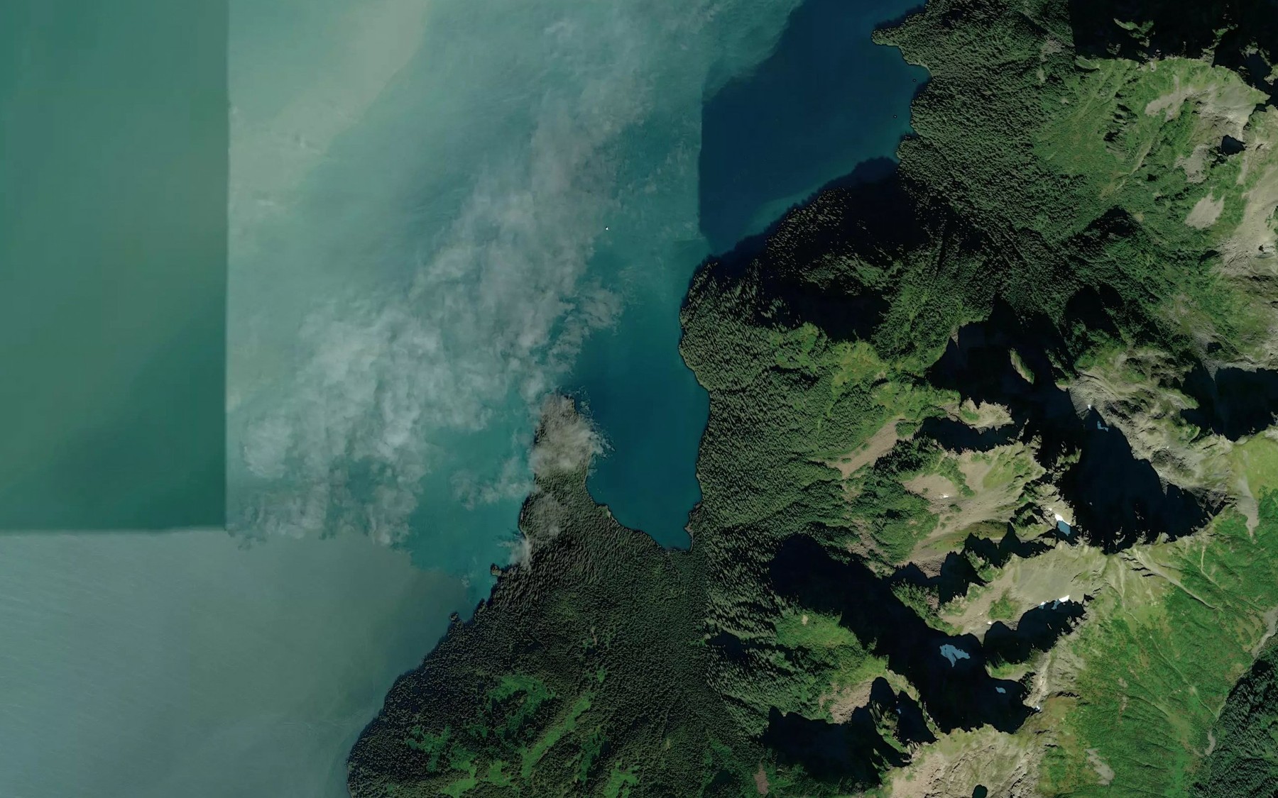 Satellite map of the Bowen Anchorage