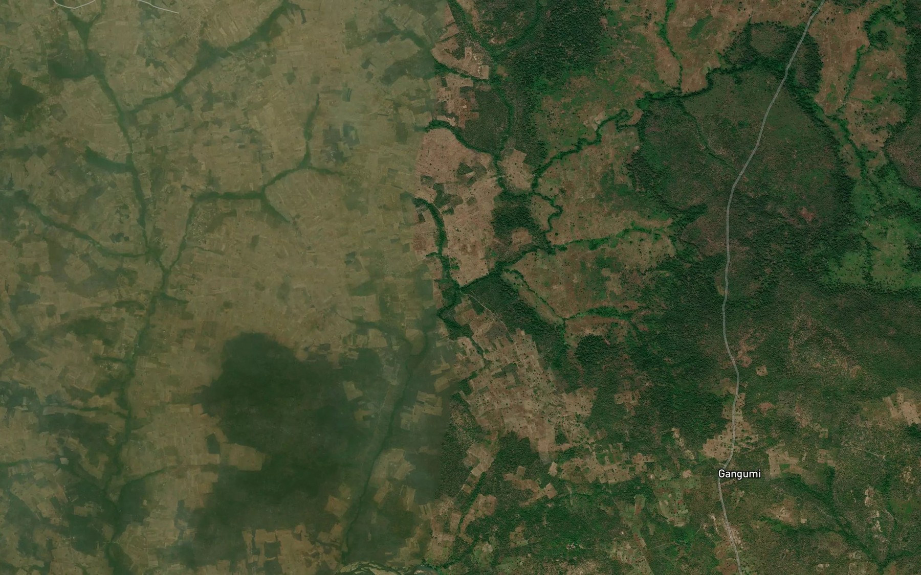 Satellite map of the RiverYawari