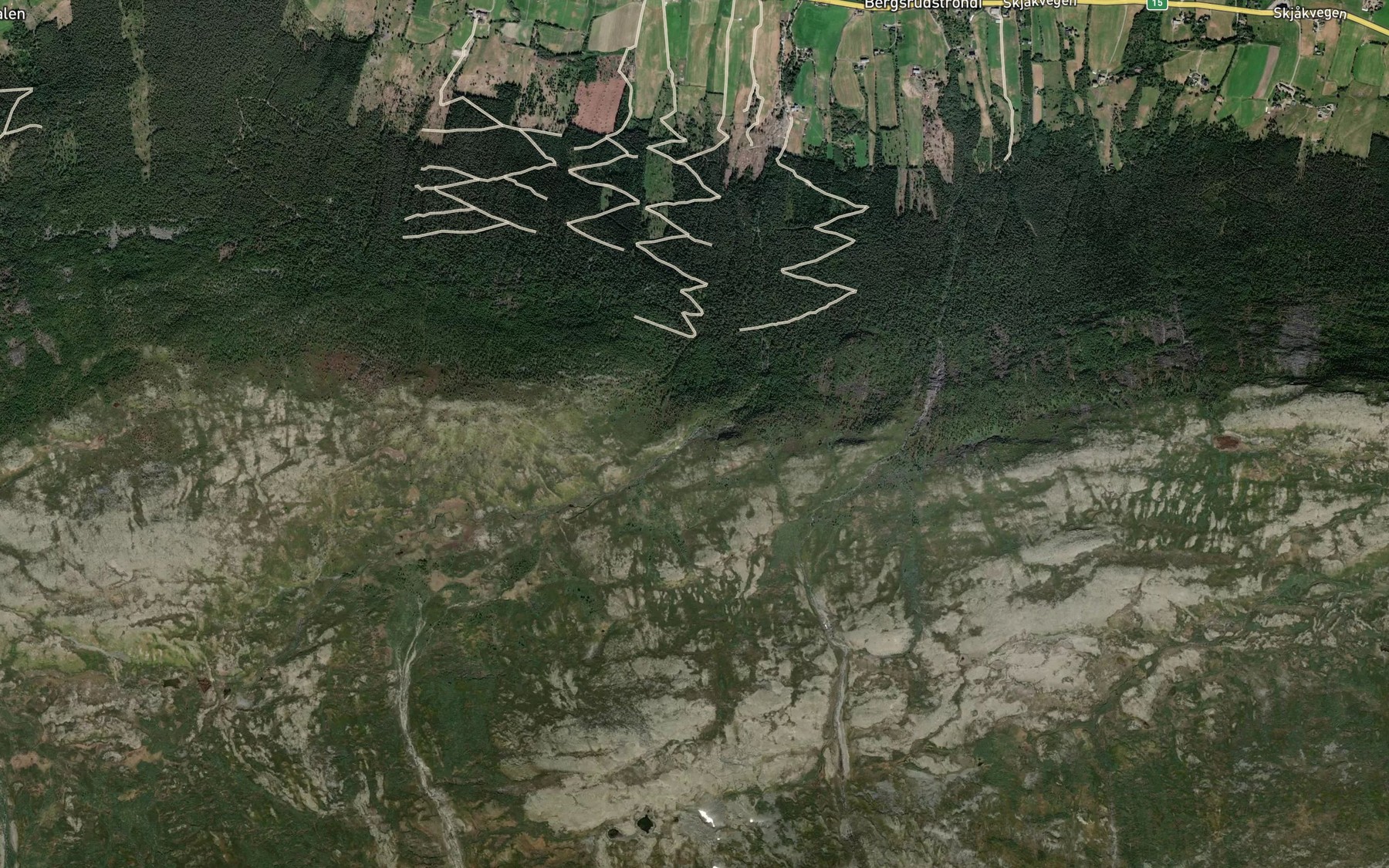 Satellite map of the Anda