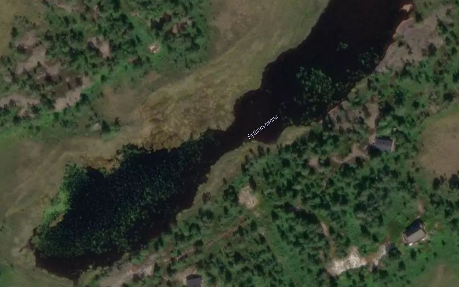 Satellite map of the Bytingstjorna