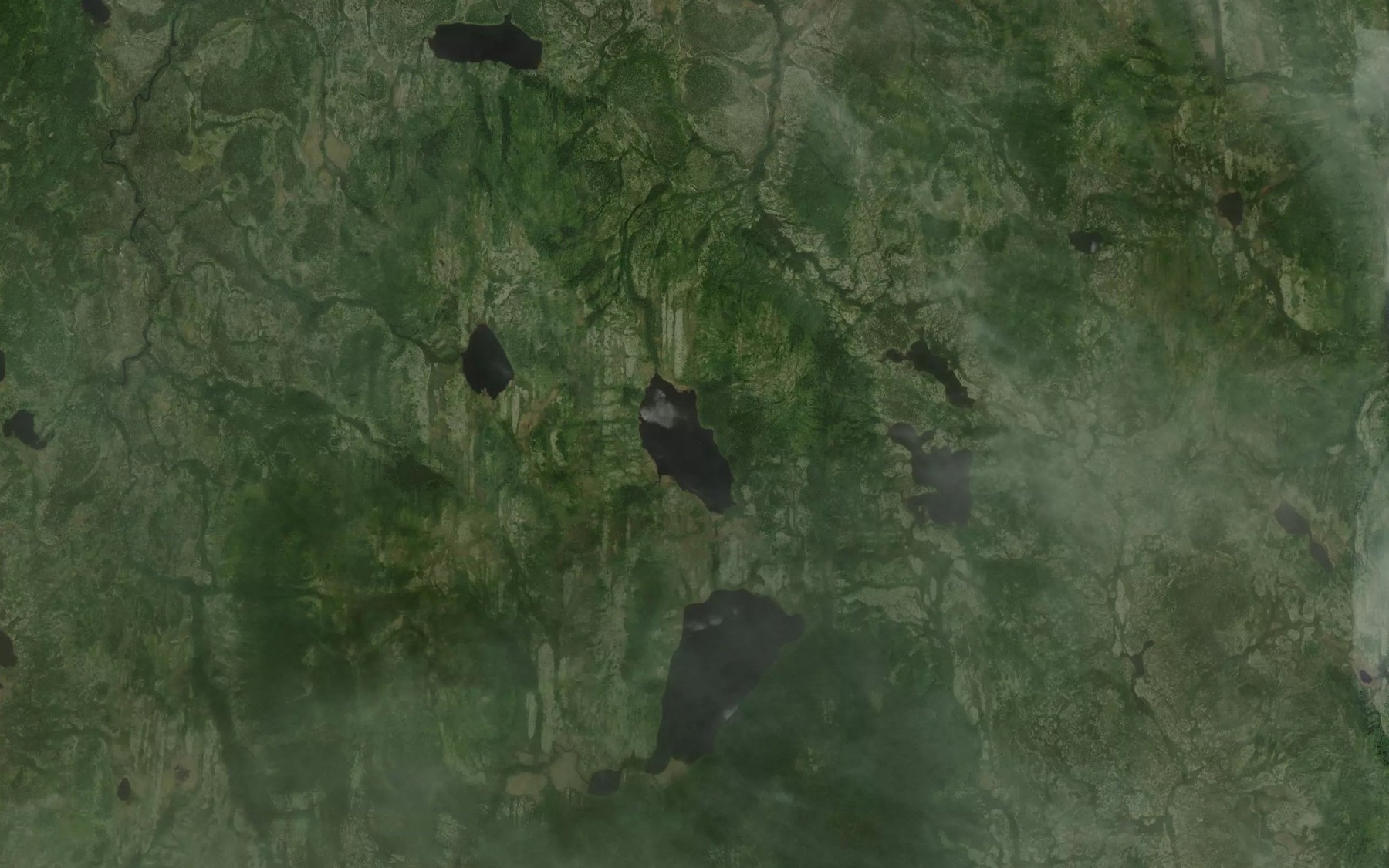 Satellite map of the Lac de la Bordee
