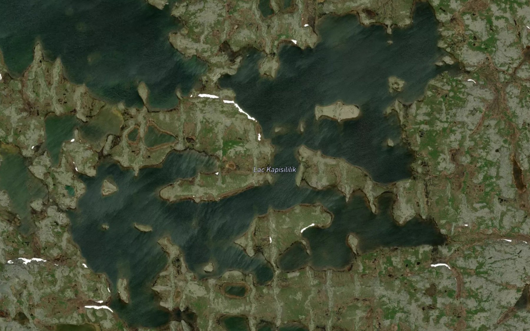 Satellite map of the Lac Kapisililik