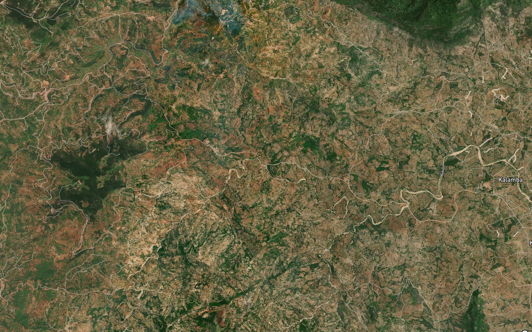 Satellite map of the Mbiani