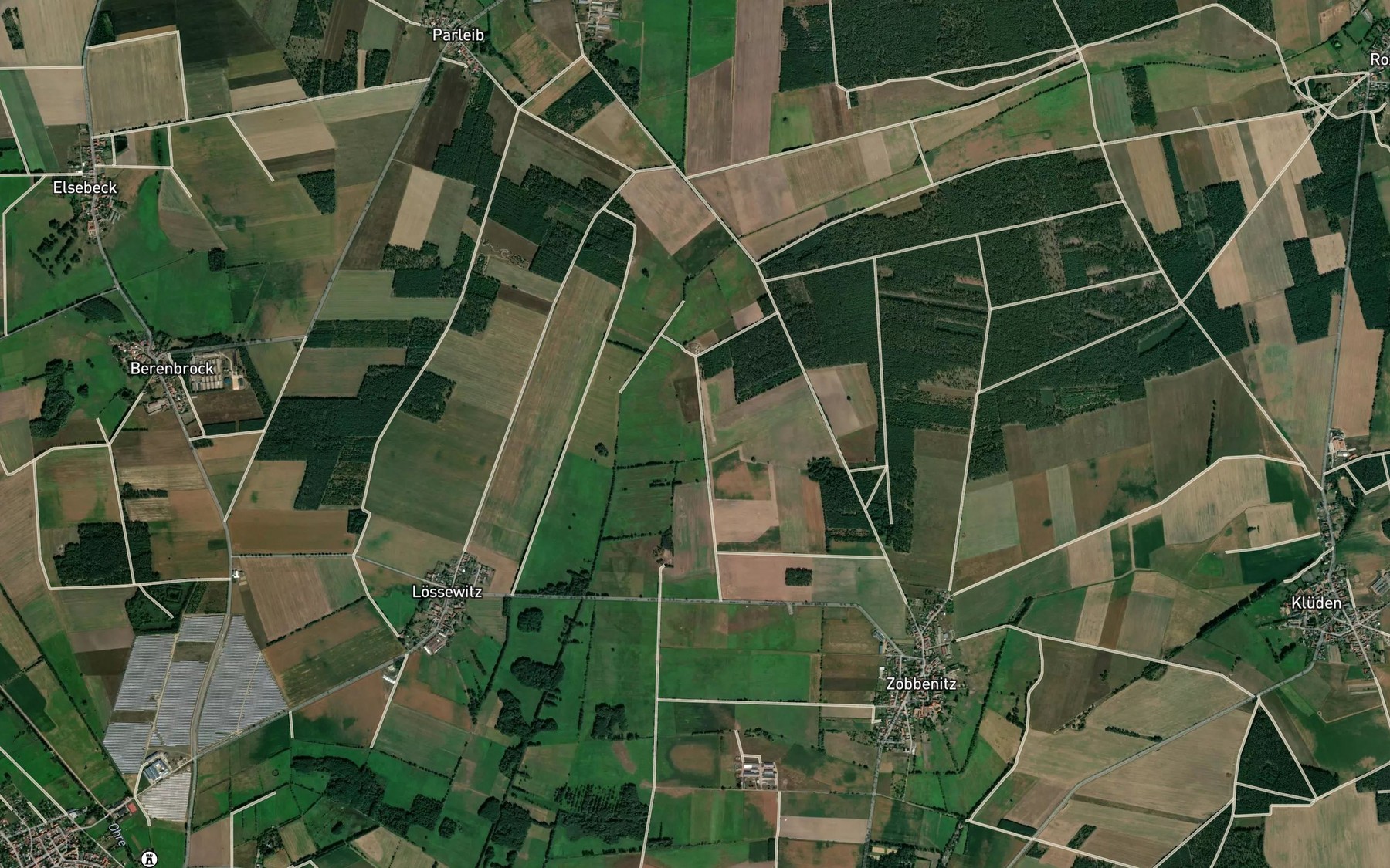 Satellite map of the Wanne