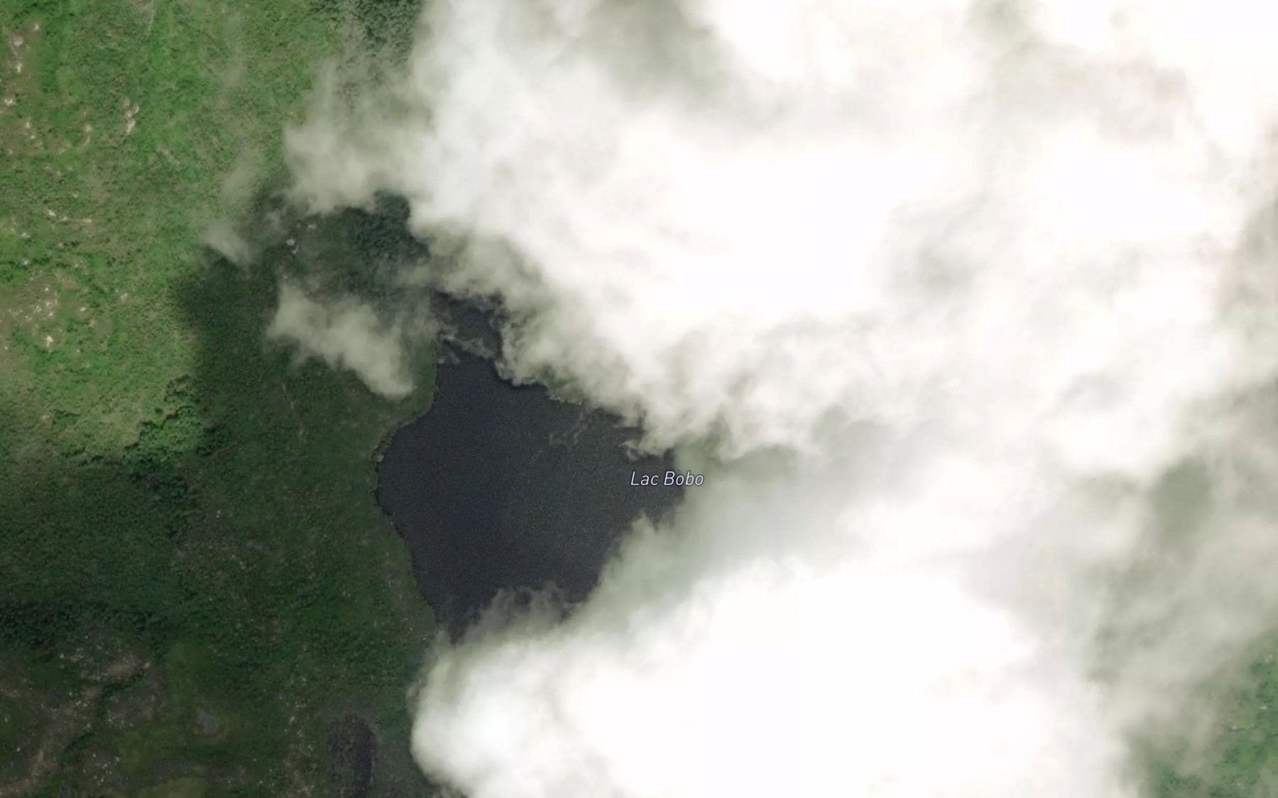 Satellite map of the Lac Bobo