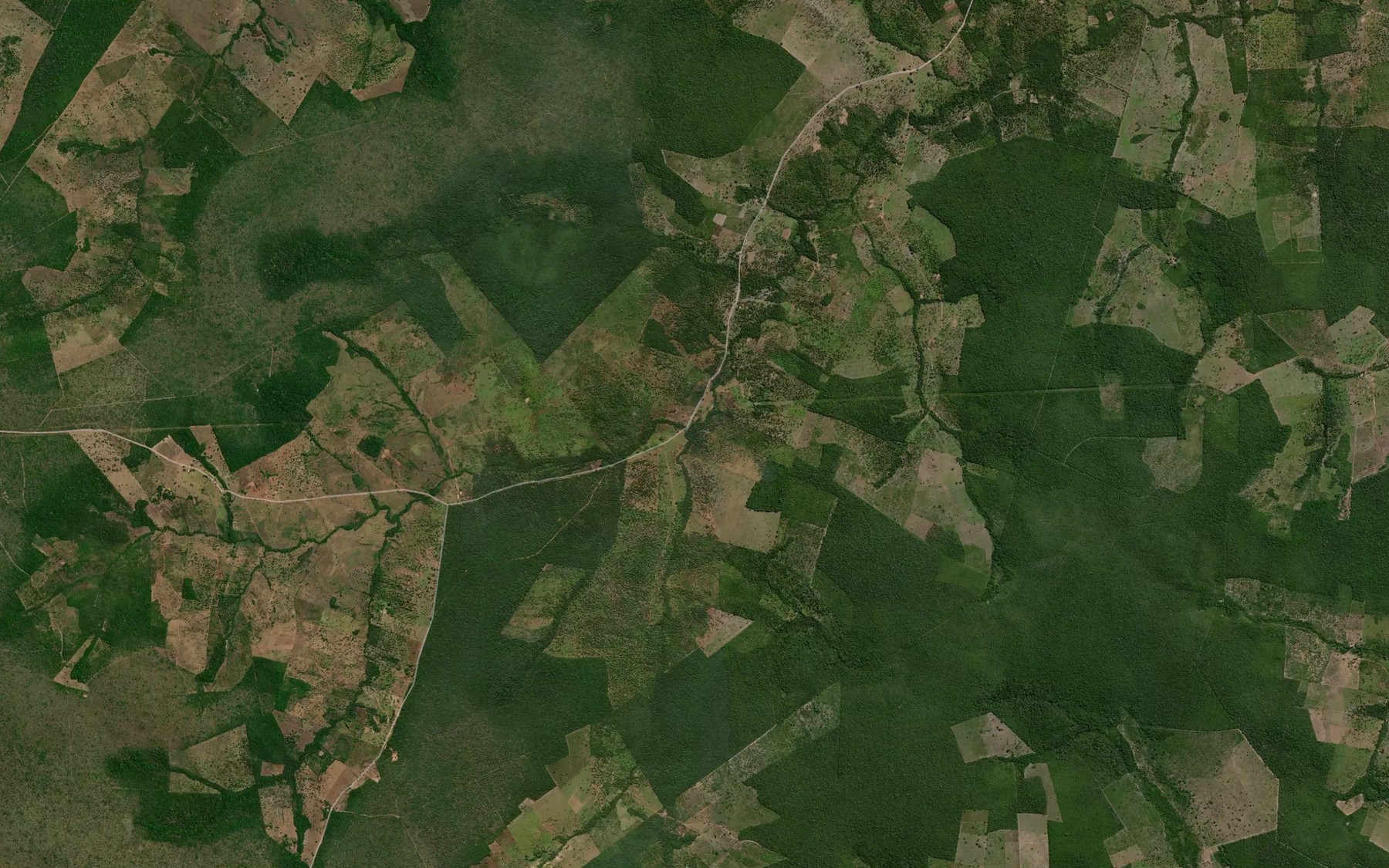 Satellite map of the Corrego Brejo do Meio