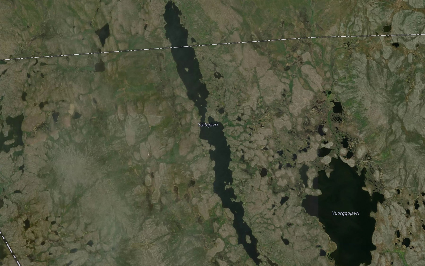 Satellite map of the Saitejavri