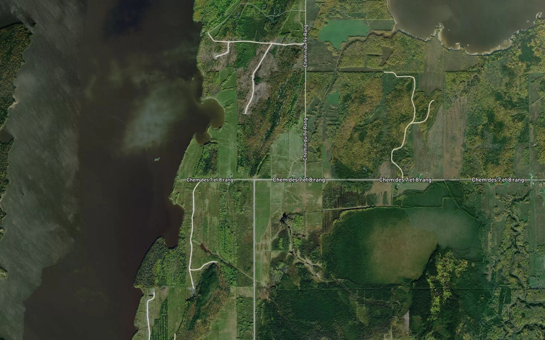 Satellite map of the Ruisseau de la Savane Devlin