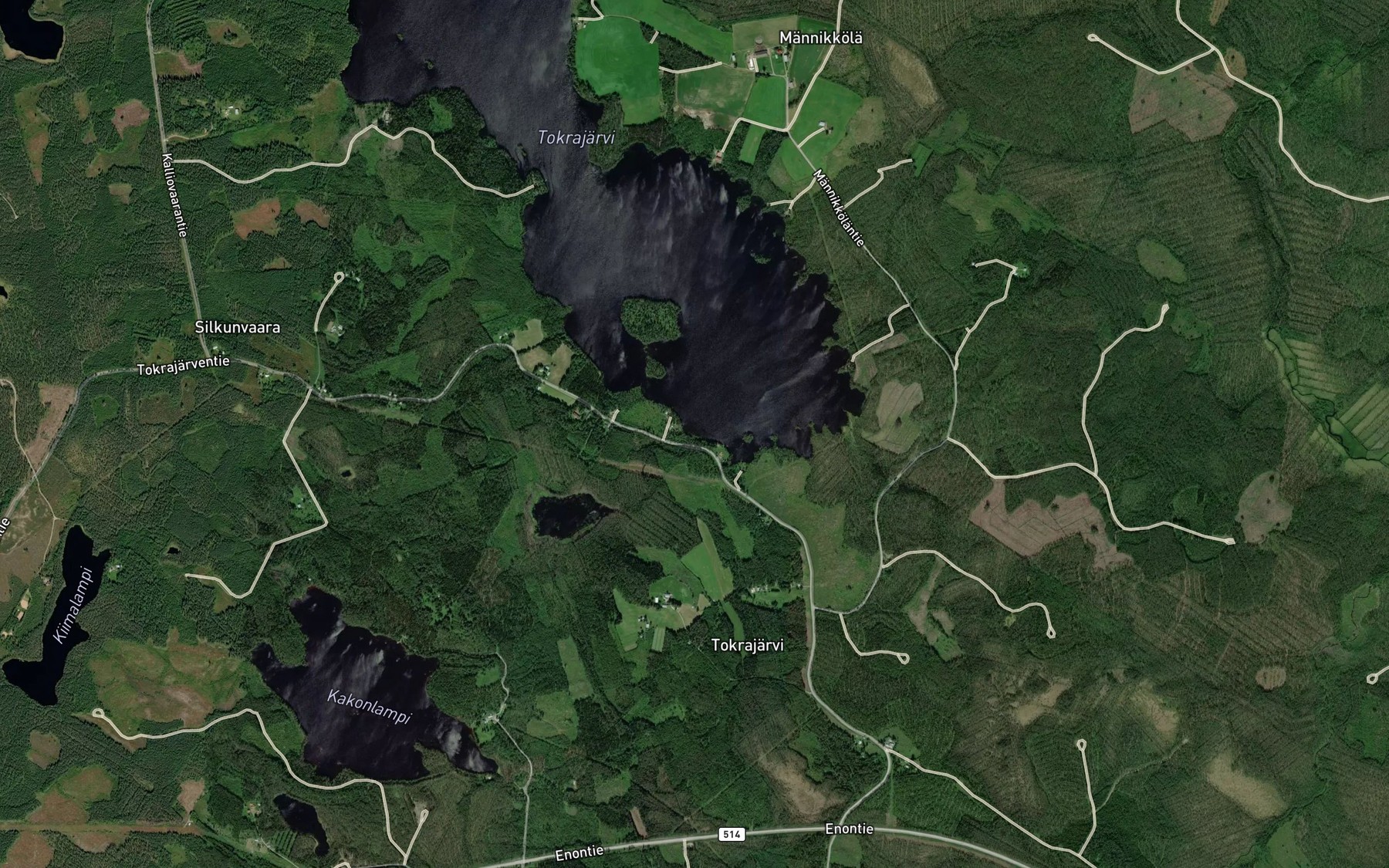 Satellite map of the Sikopuro