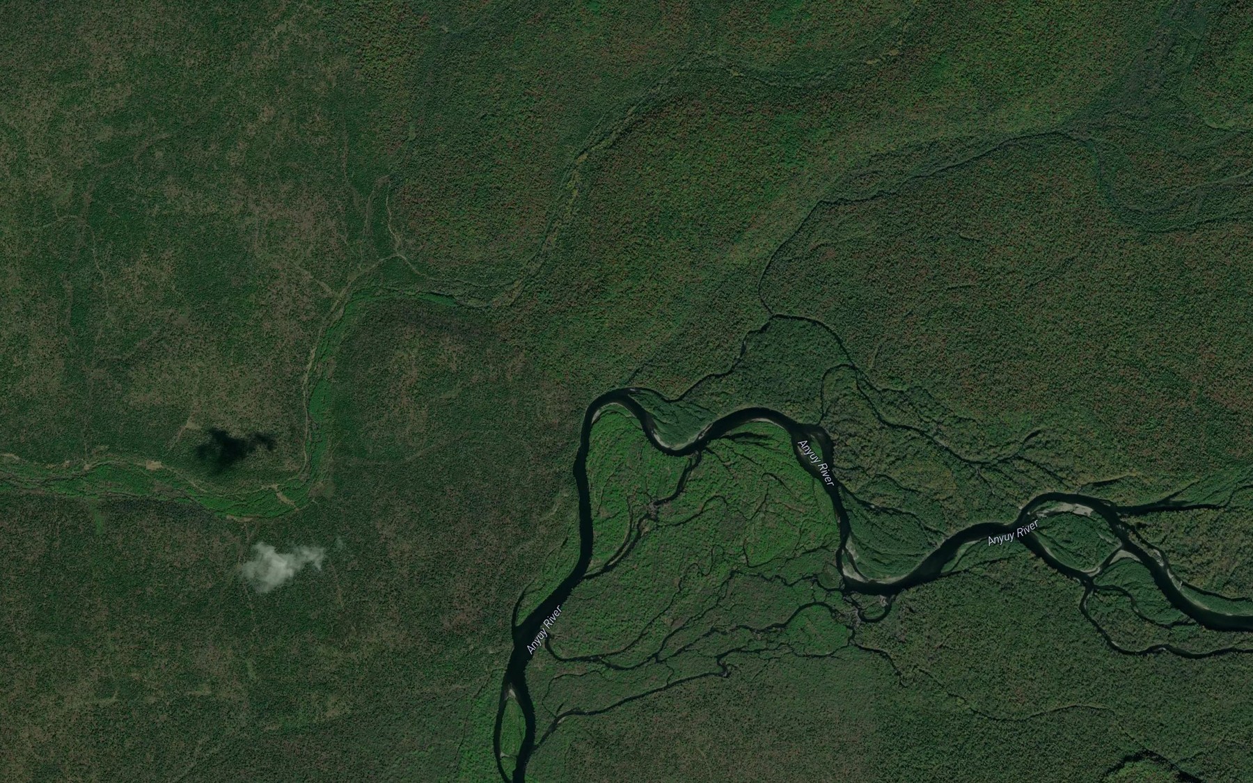 Satellite map of the Mukhe