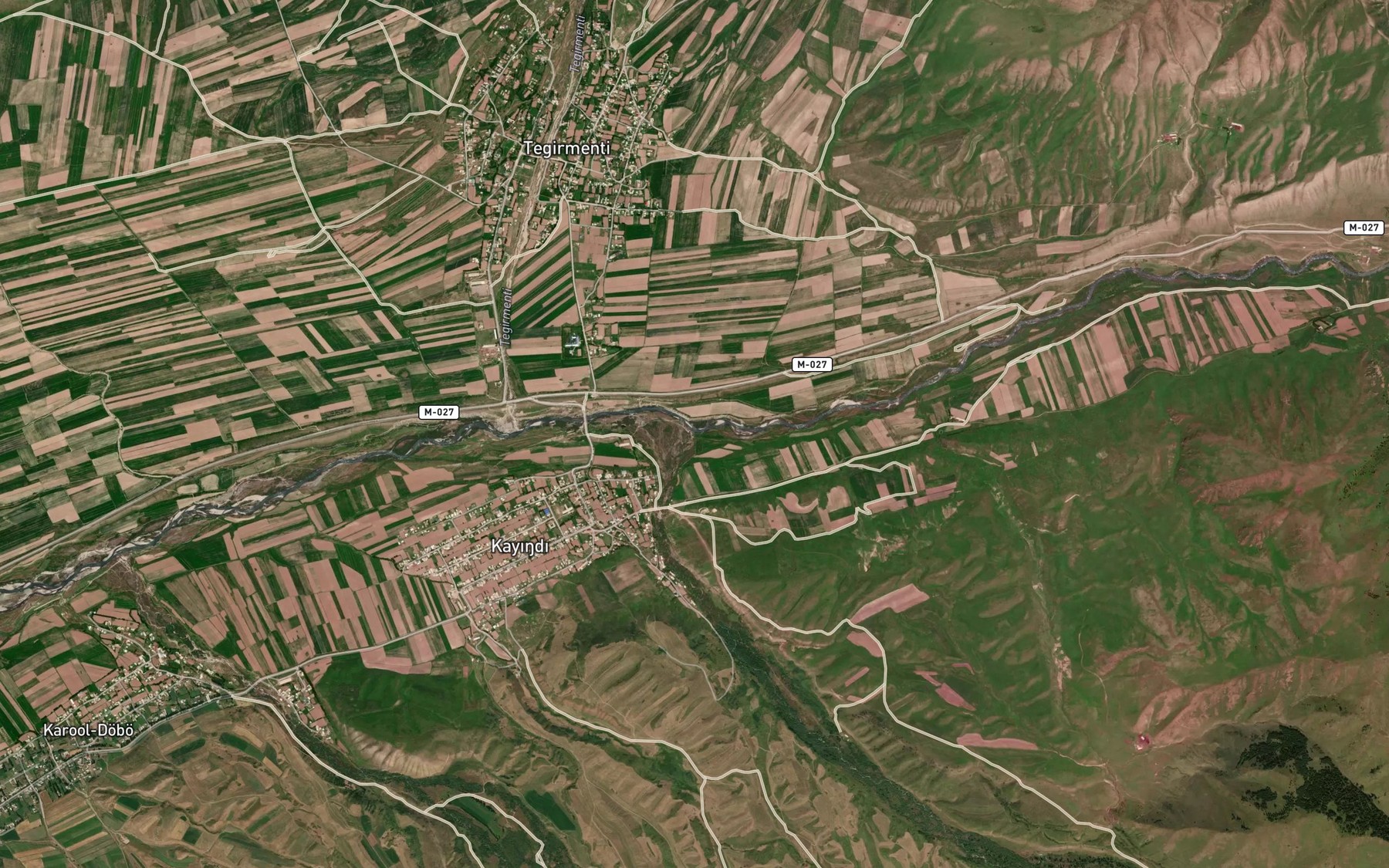 Satellite map of the Ortokaindy