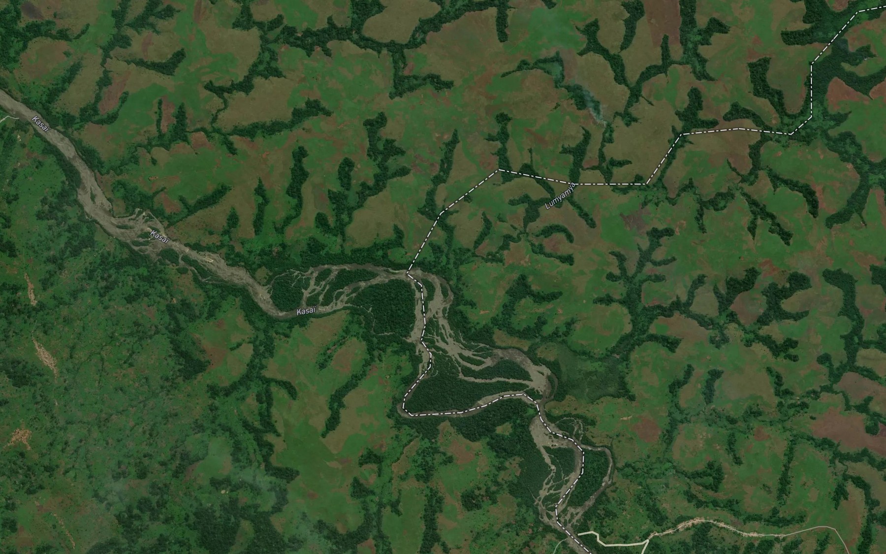 Satellite map of the Lumyamya