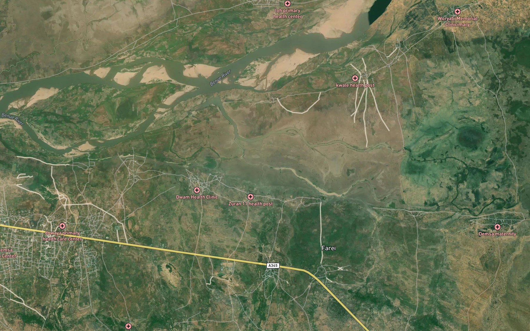 Satellite map of the Mayel Babuku
