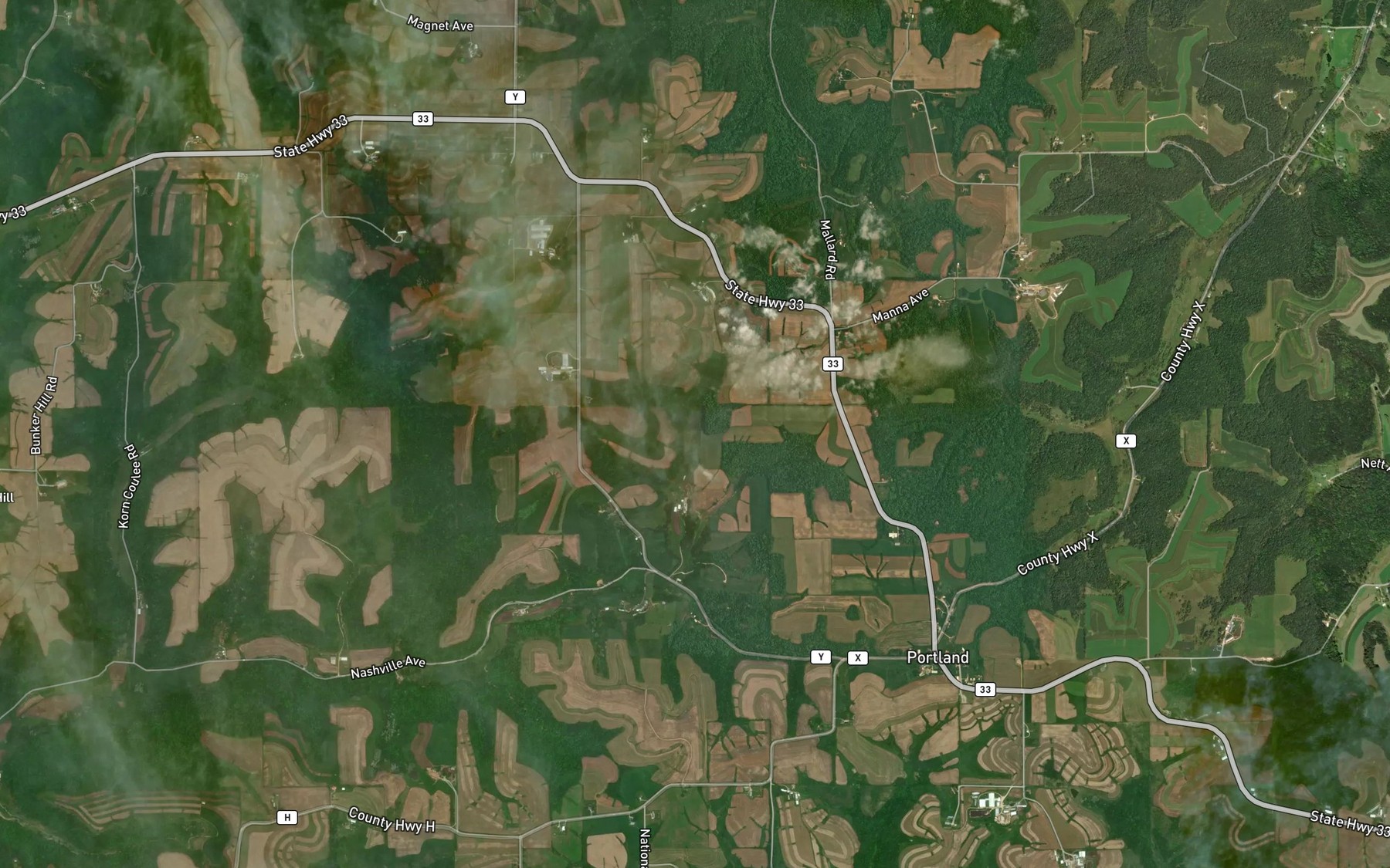Satellite map of the 1 Reservoir