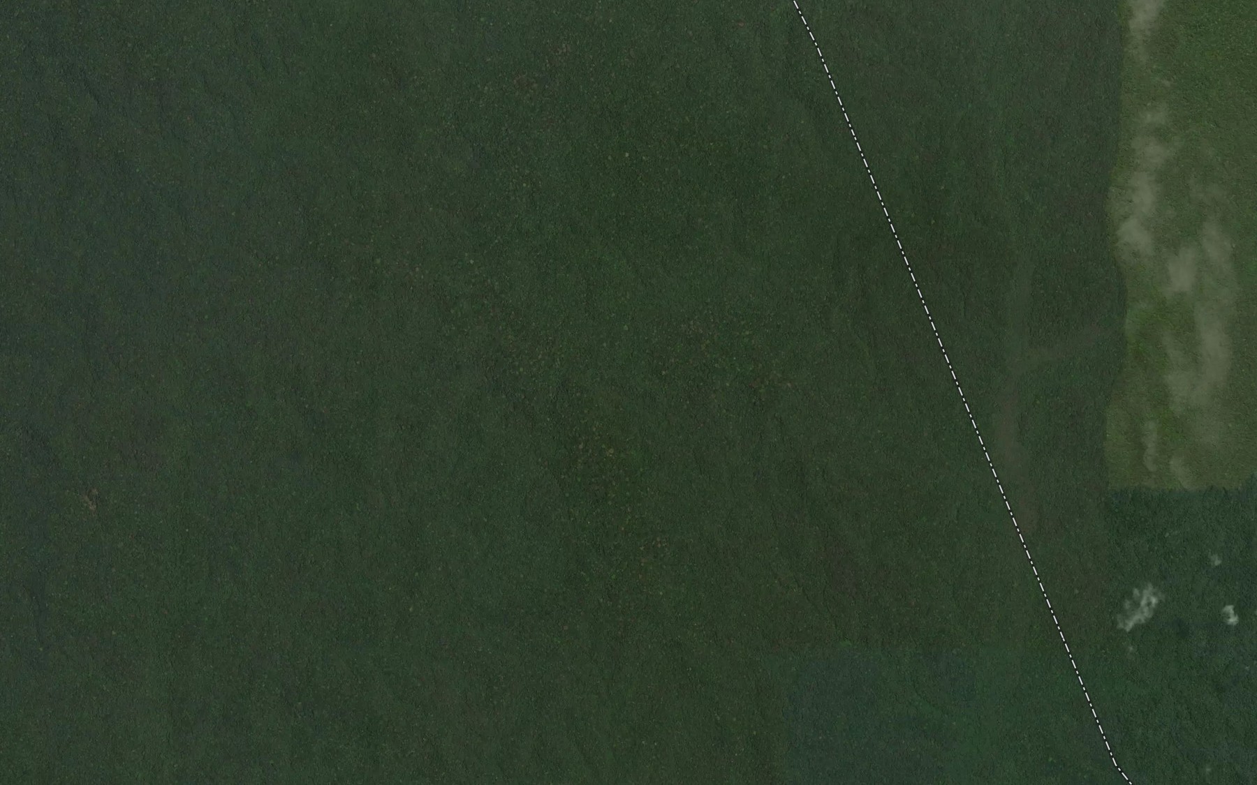 Satellite map of the Luange