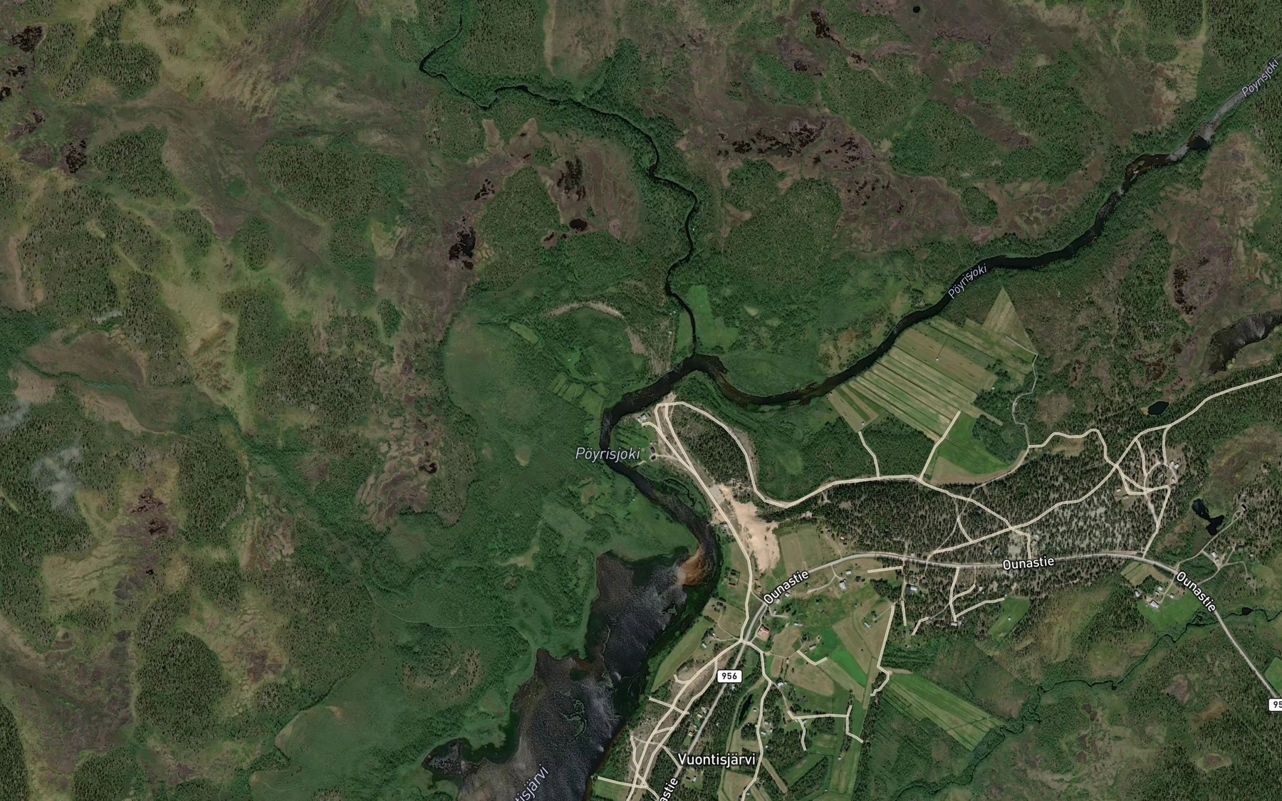 Satellite map of the Poyrisjoki