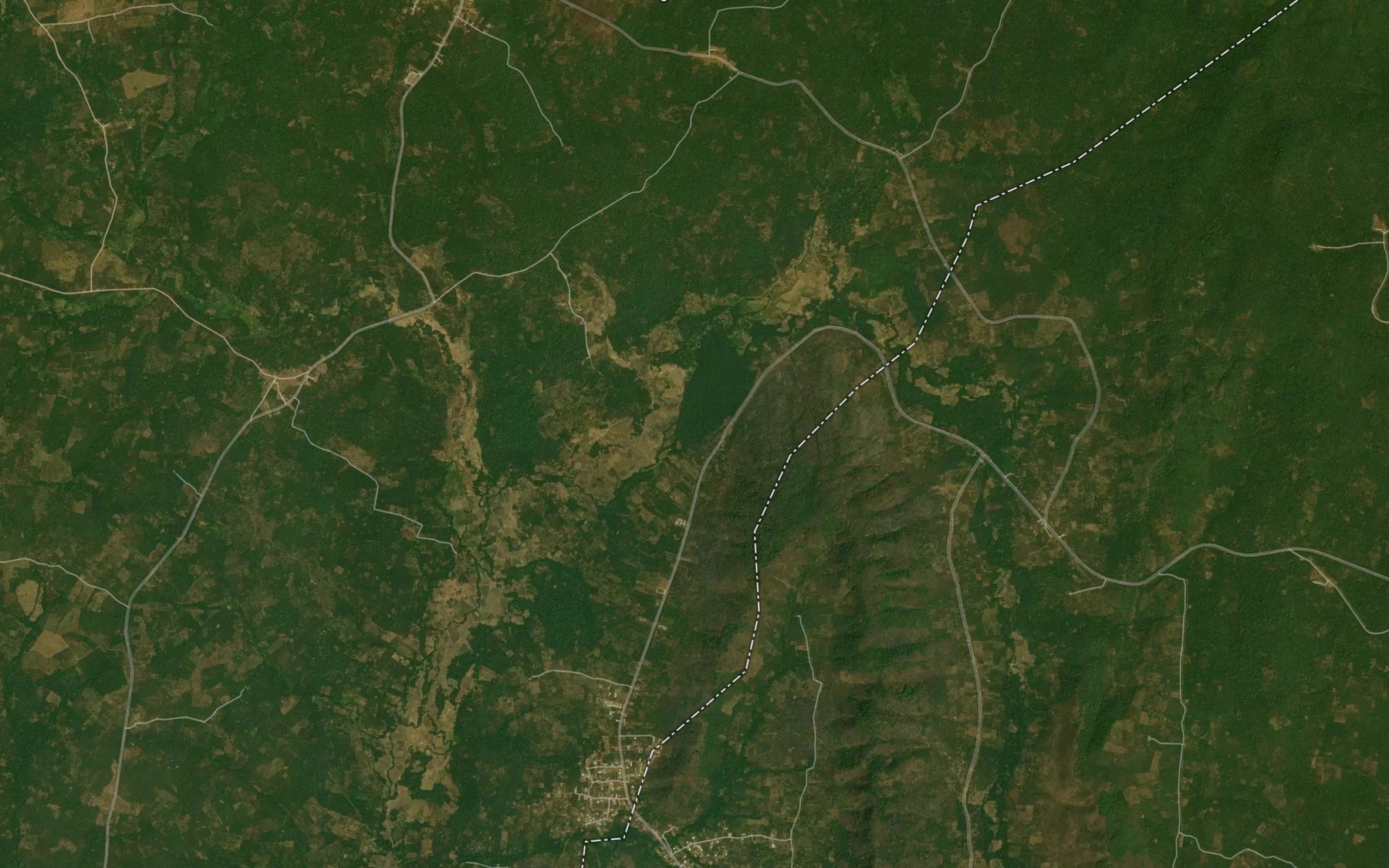 Satellite map of the River Oyi