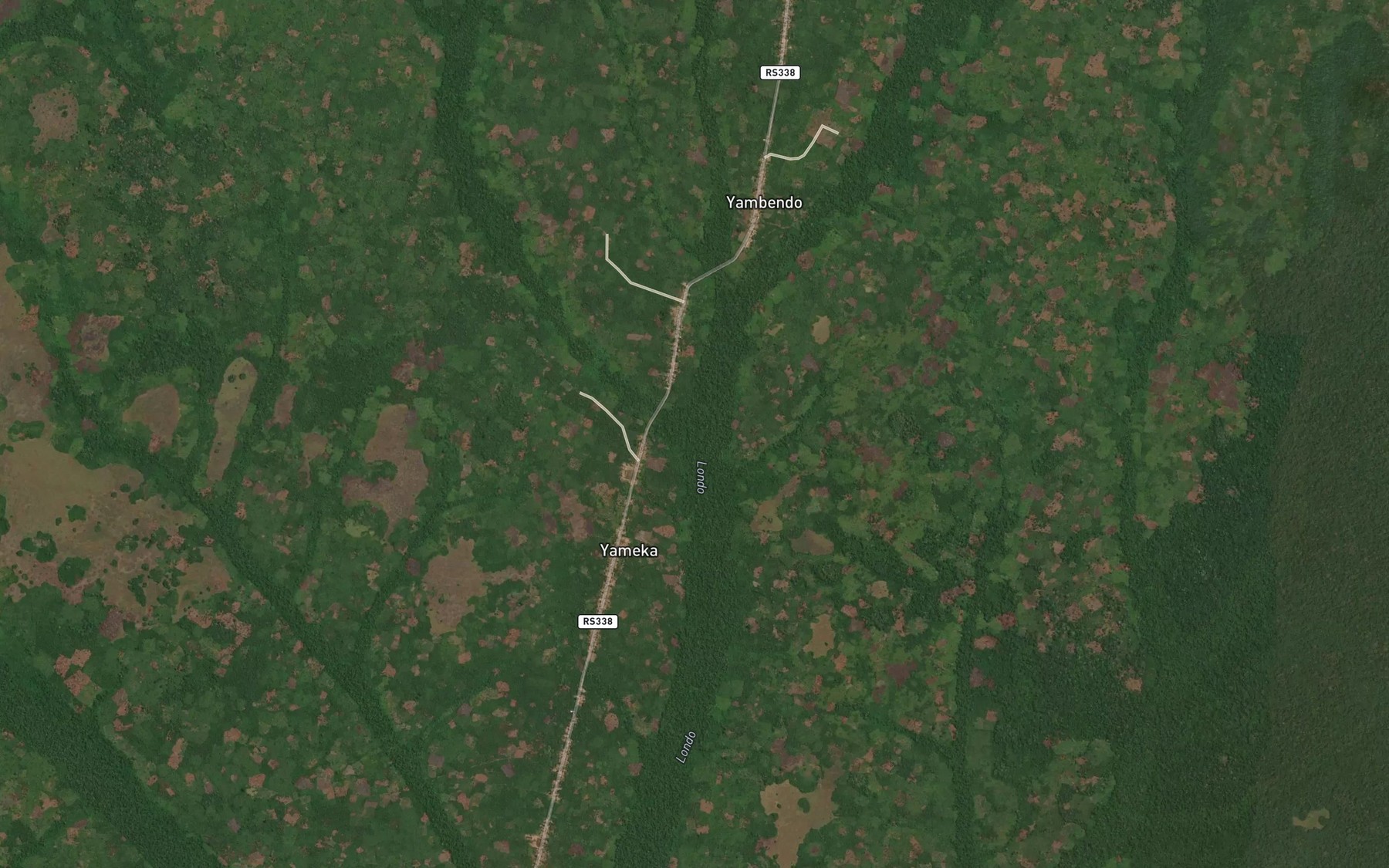 Satellite map of the Bakangole