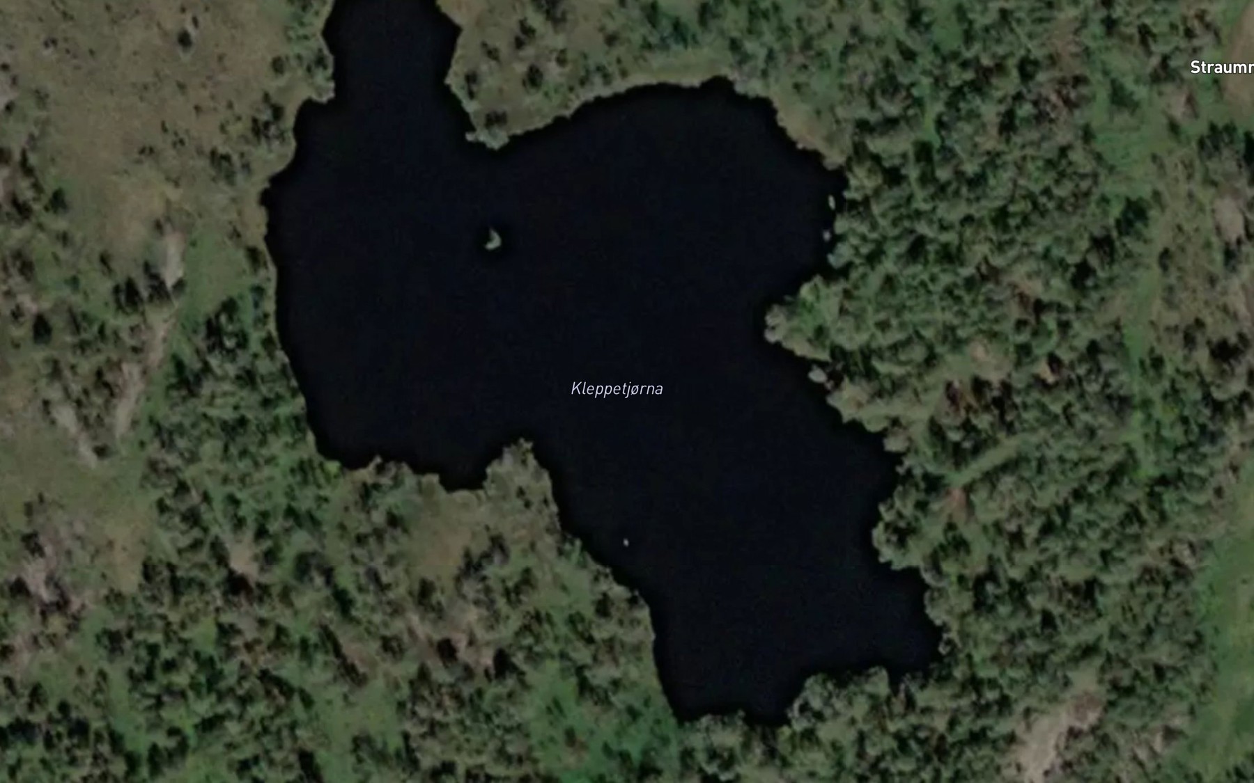 Satellite map of the Klepptjonn