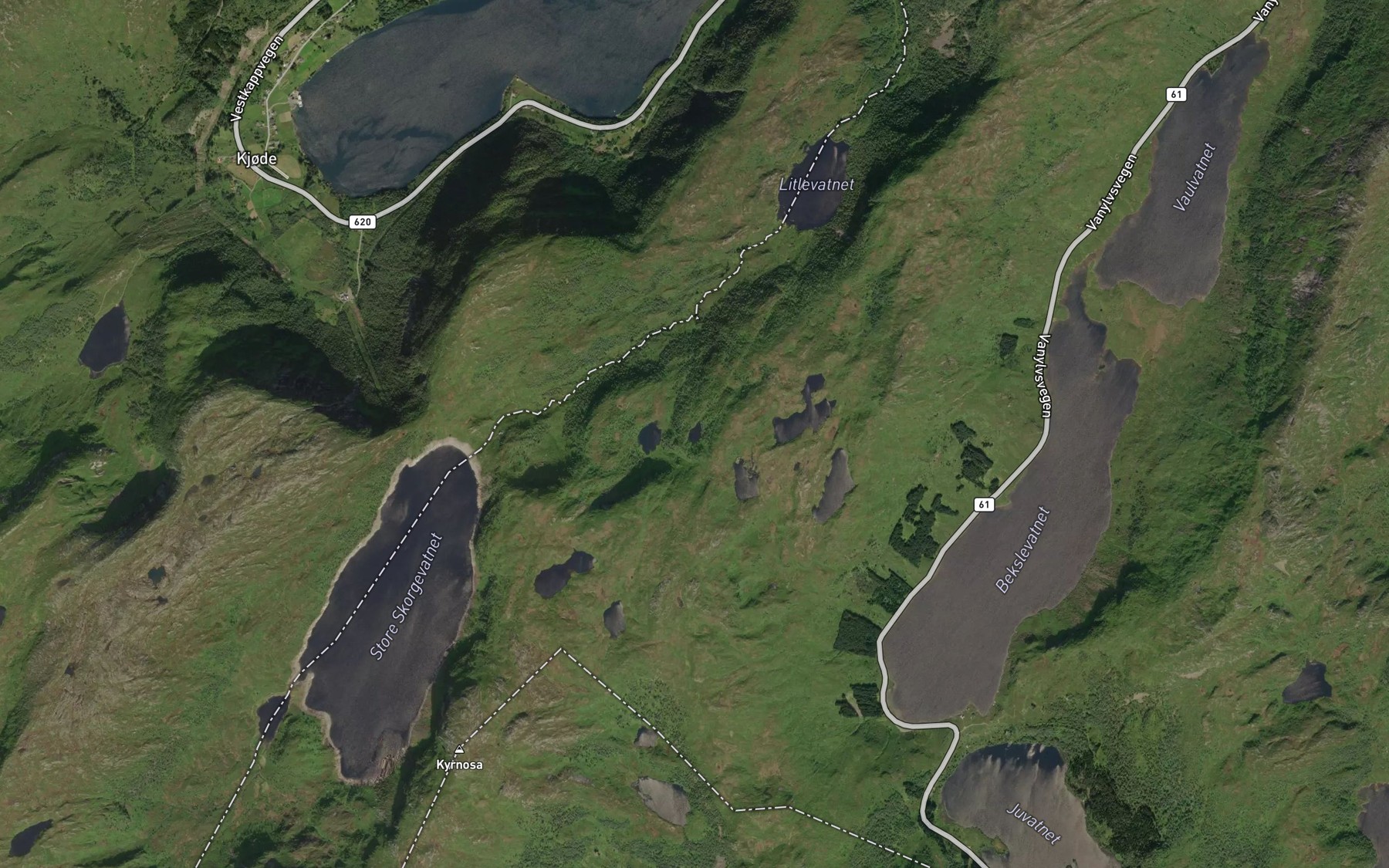 Satellite map of the Lokjen