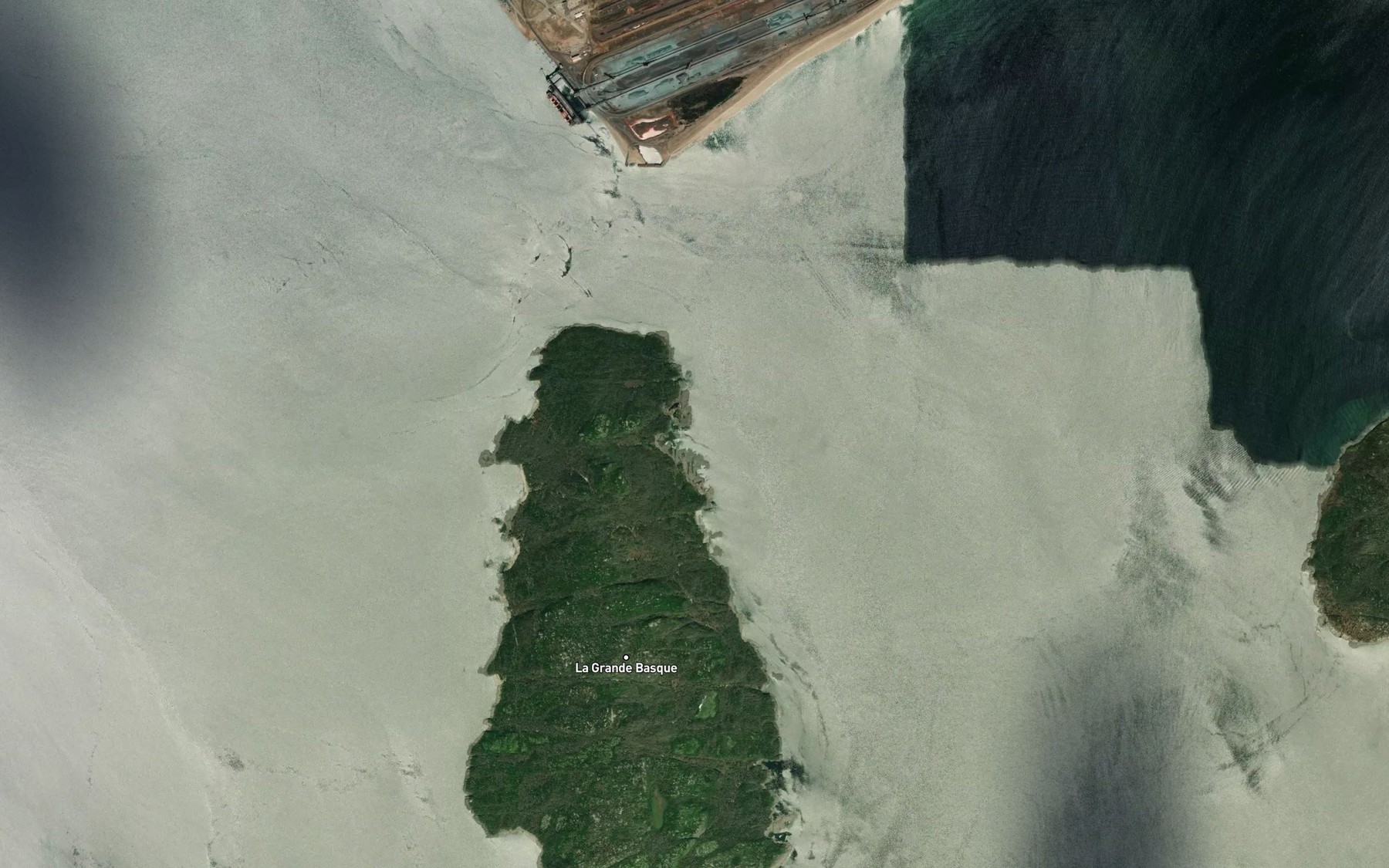Satellite map of the Havre a Zoel