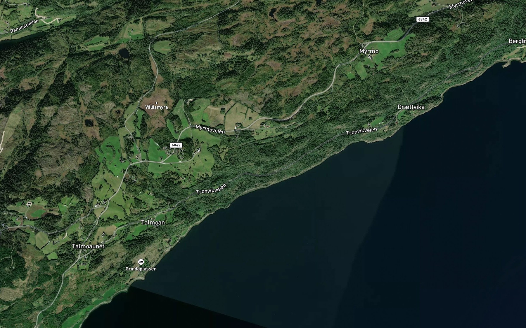 Satellite map of the Sellibekken