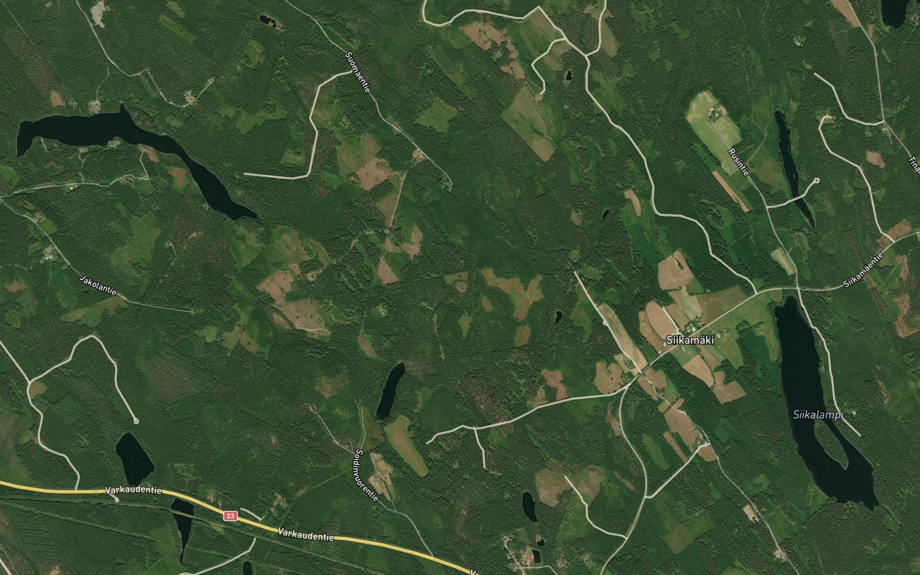 Satellite map of the Muuralampi