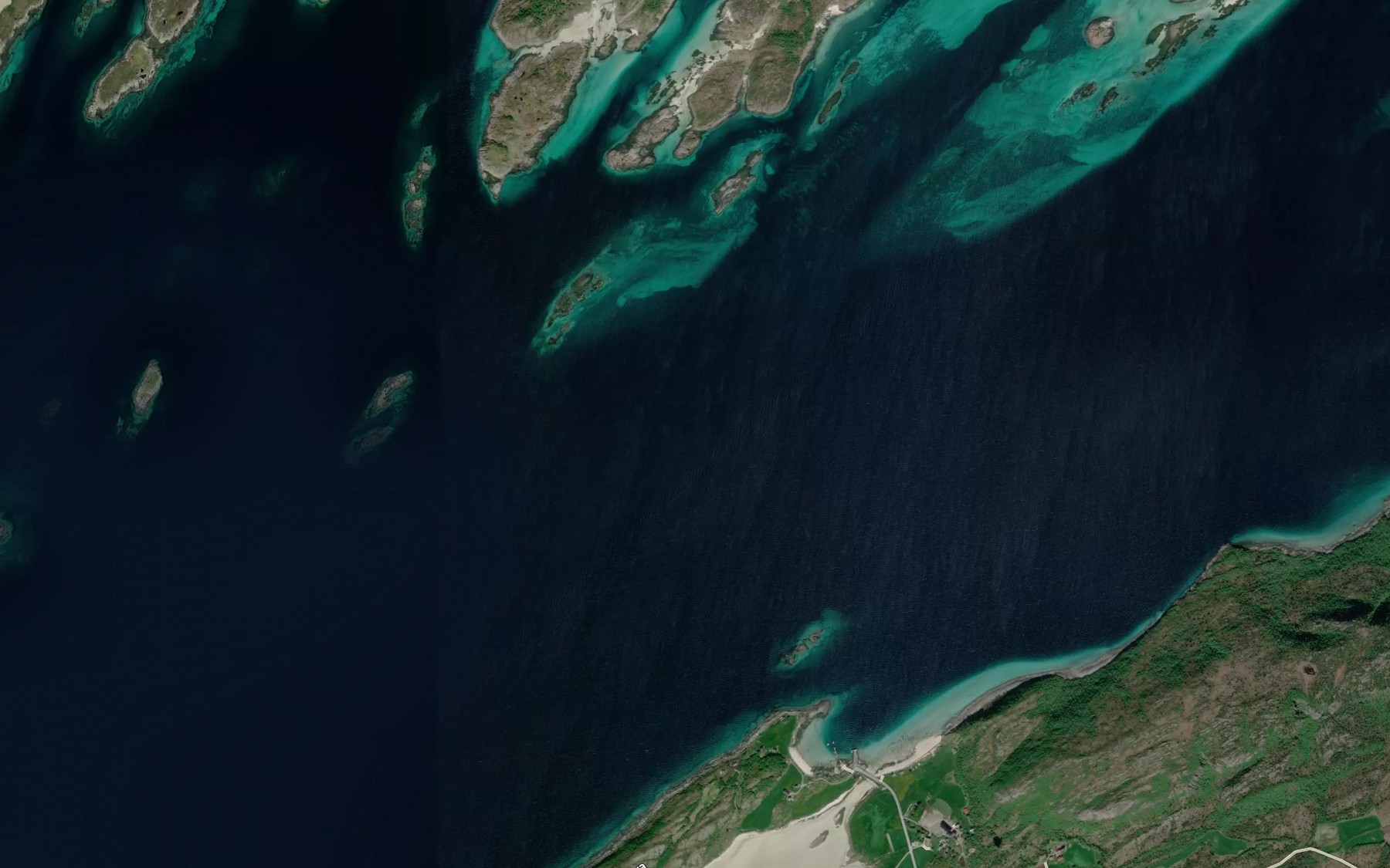 Satellite map of the Holkestadskallen